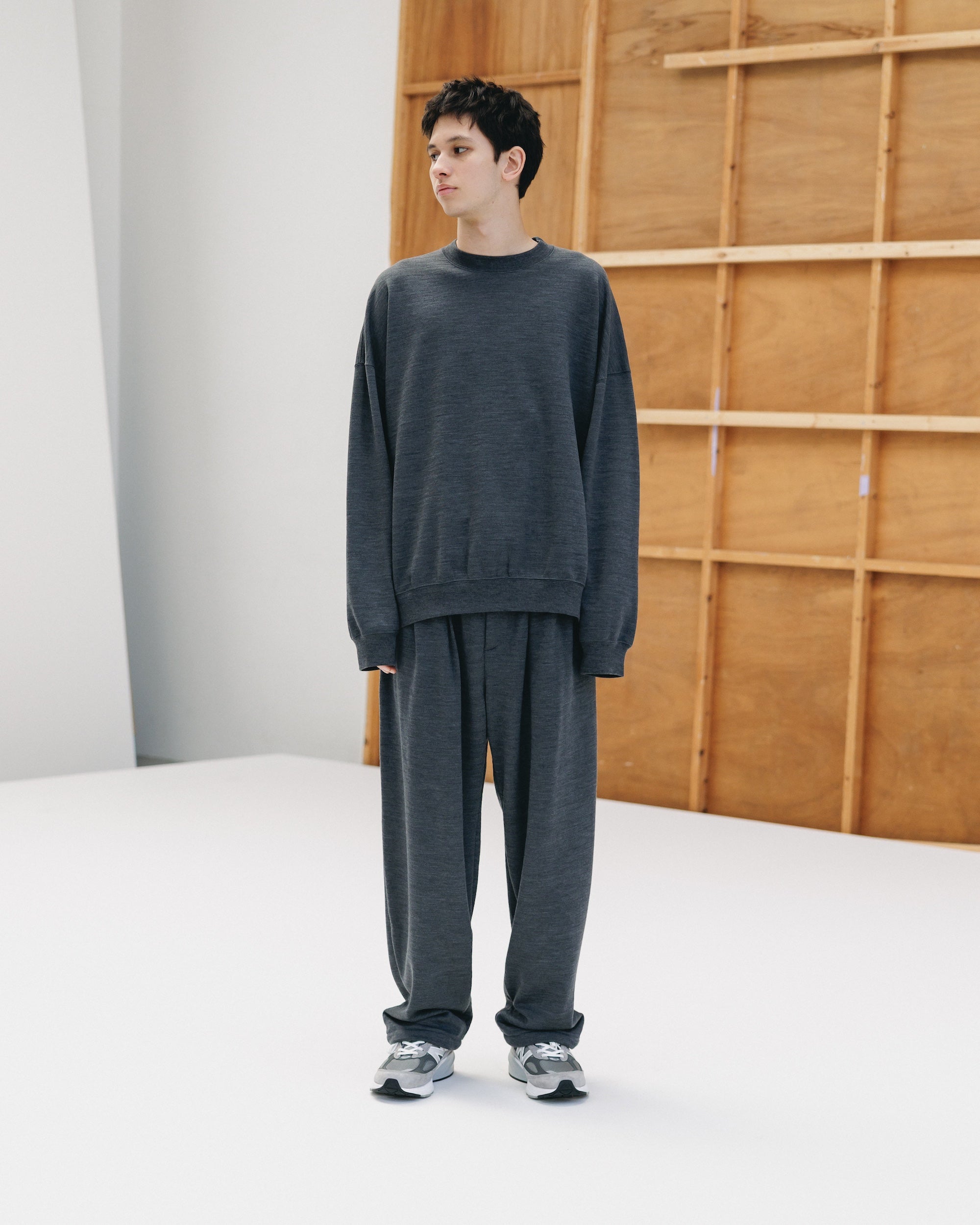 WOOL SWEATSHIRT (GRAY)