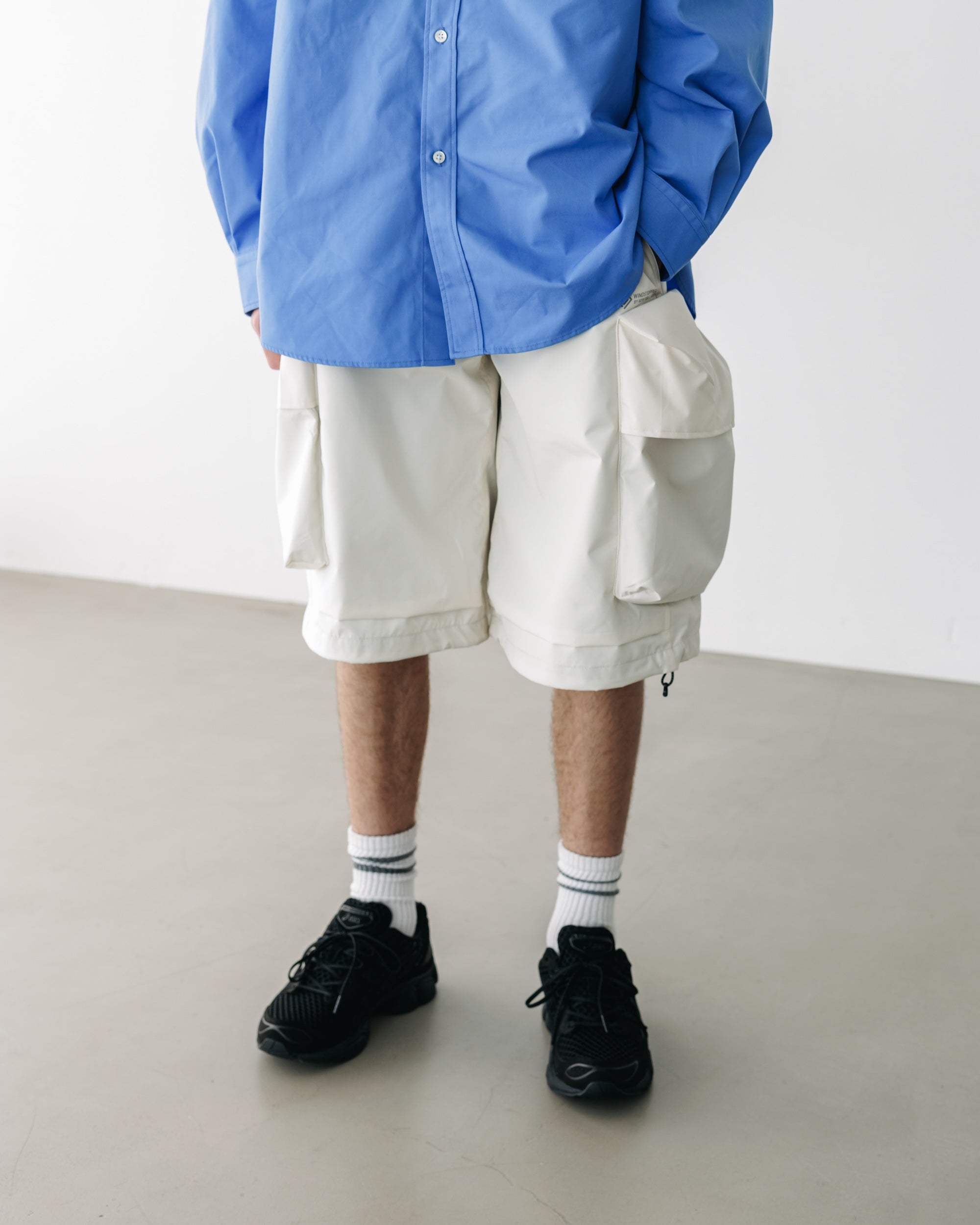 【5.6 TUE 20:00- IN STOCK】+phenix WINDSTOPPER® by GORE-TEX LABS CITY MILITARY HALF PANTS 002 (PURE IVORY)