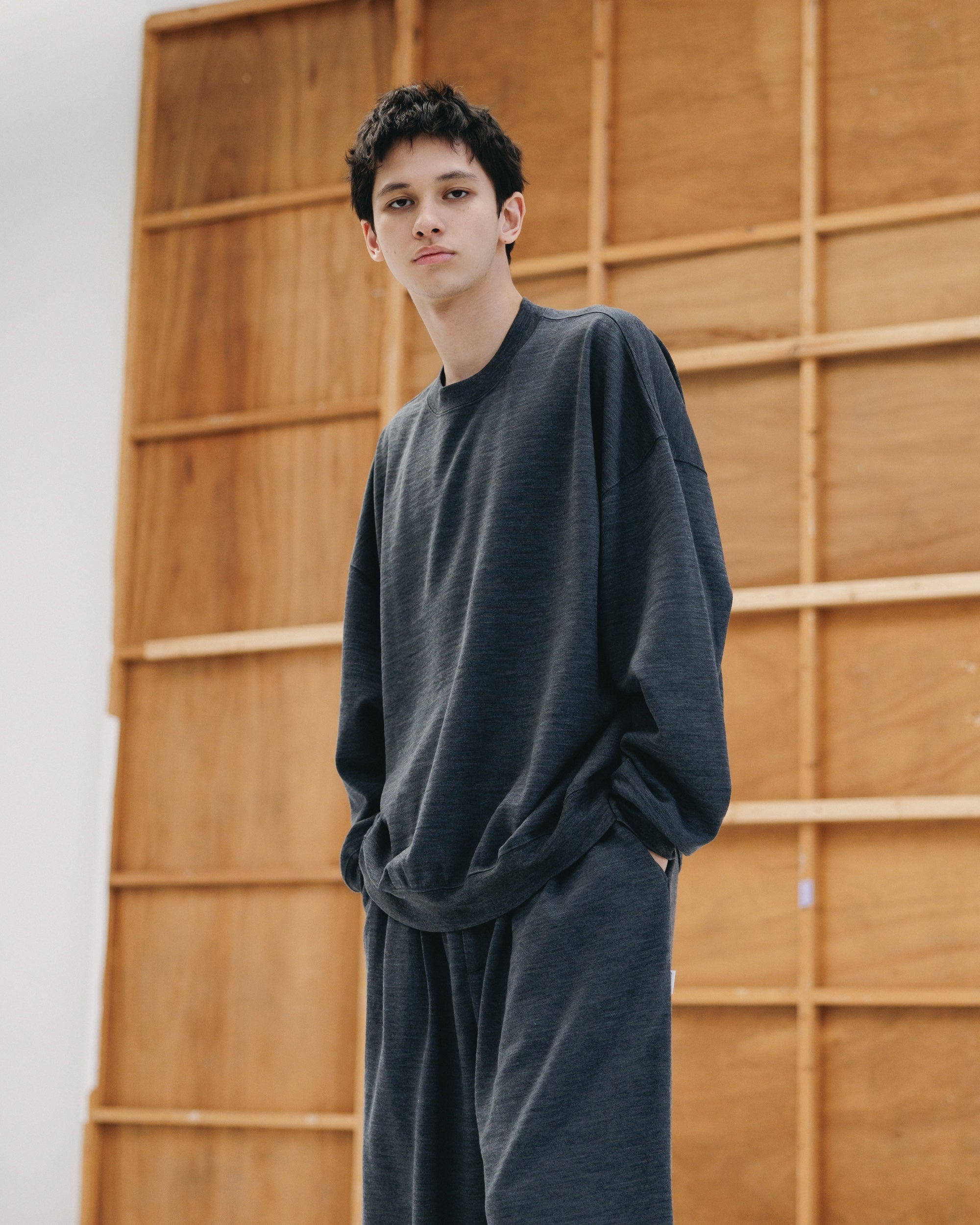 WOOL SWEATSHIRT (GRAY)