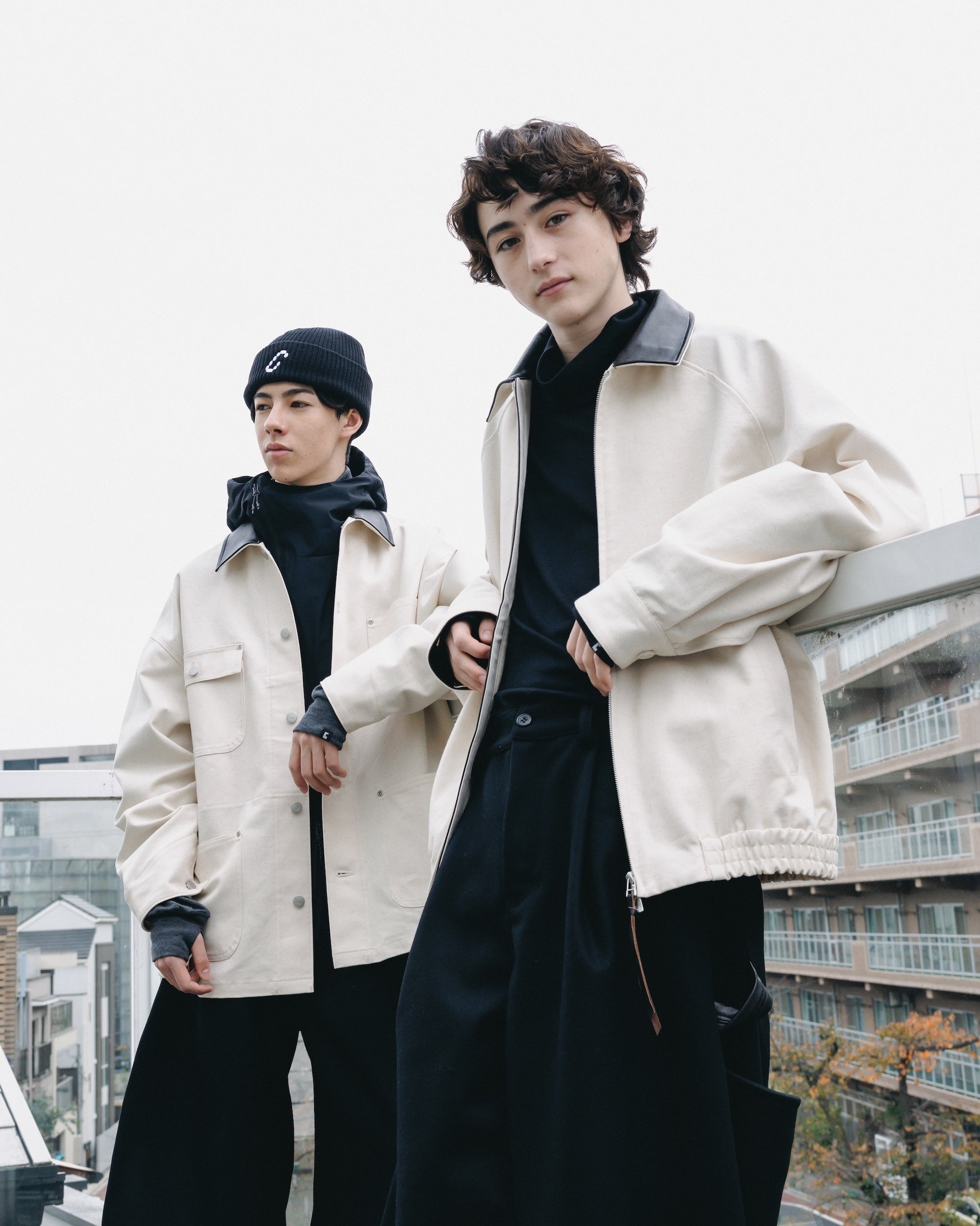 2.11 WED 20:00- IN STOCK】DUCK CITY UTILITY JACKET (IVORY)