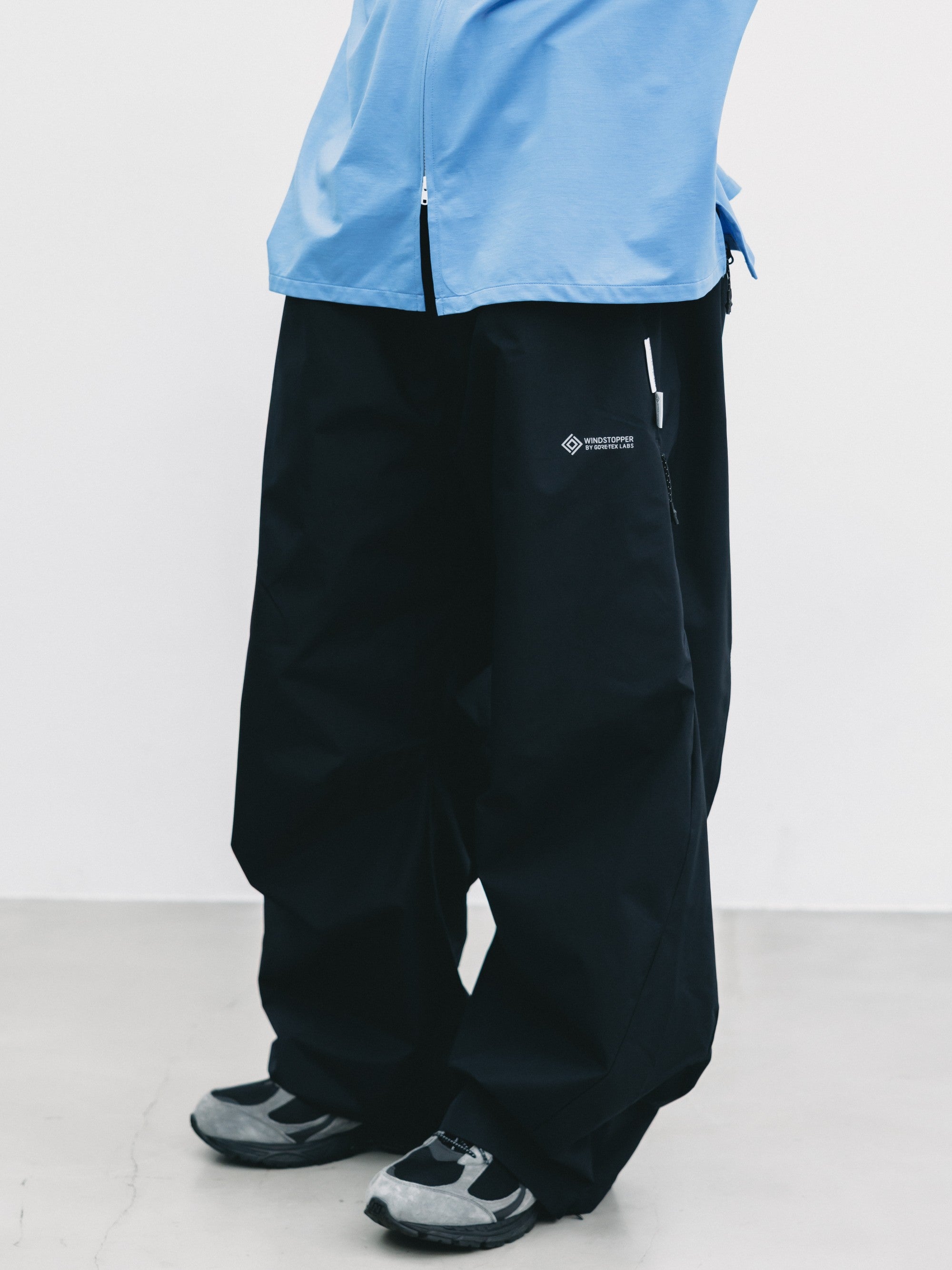 SL】+phenix WINDSTOPPER® by GORE-TEX LABS CITY BARREL LEG PANTS (BLACK