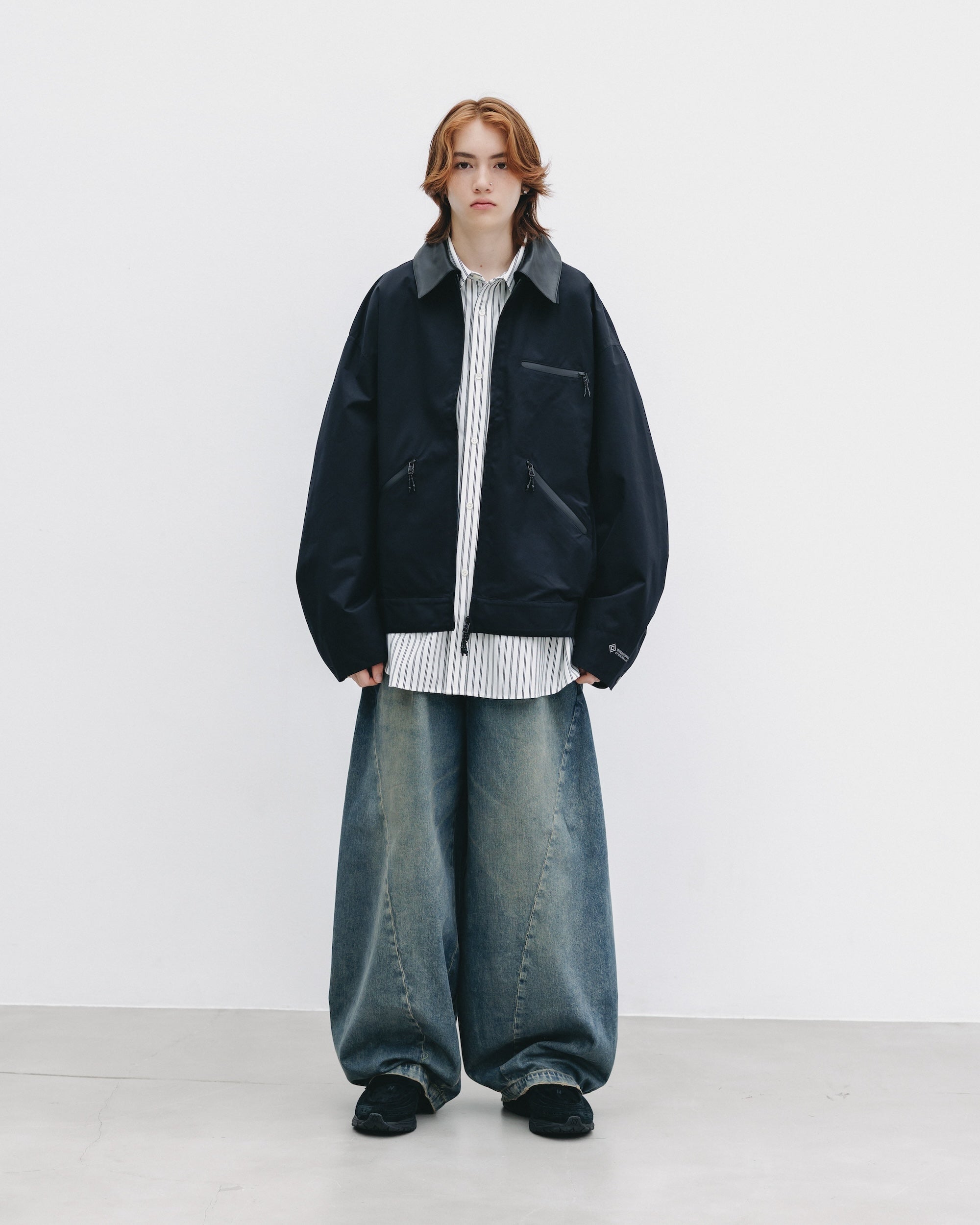 【10.22 WED 20:00- IN STOCK】VINTAGE DYED SELVEDGE DENIM MASSIVE TWISTED PANTS (VINTAGE INDIGO)