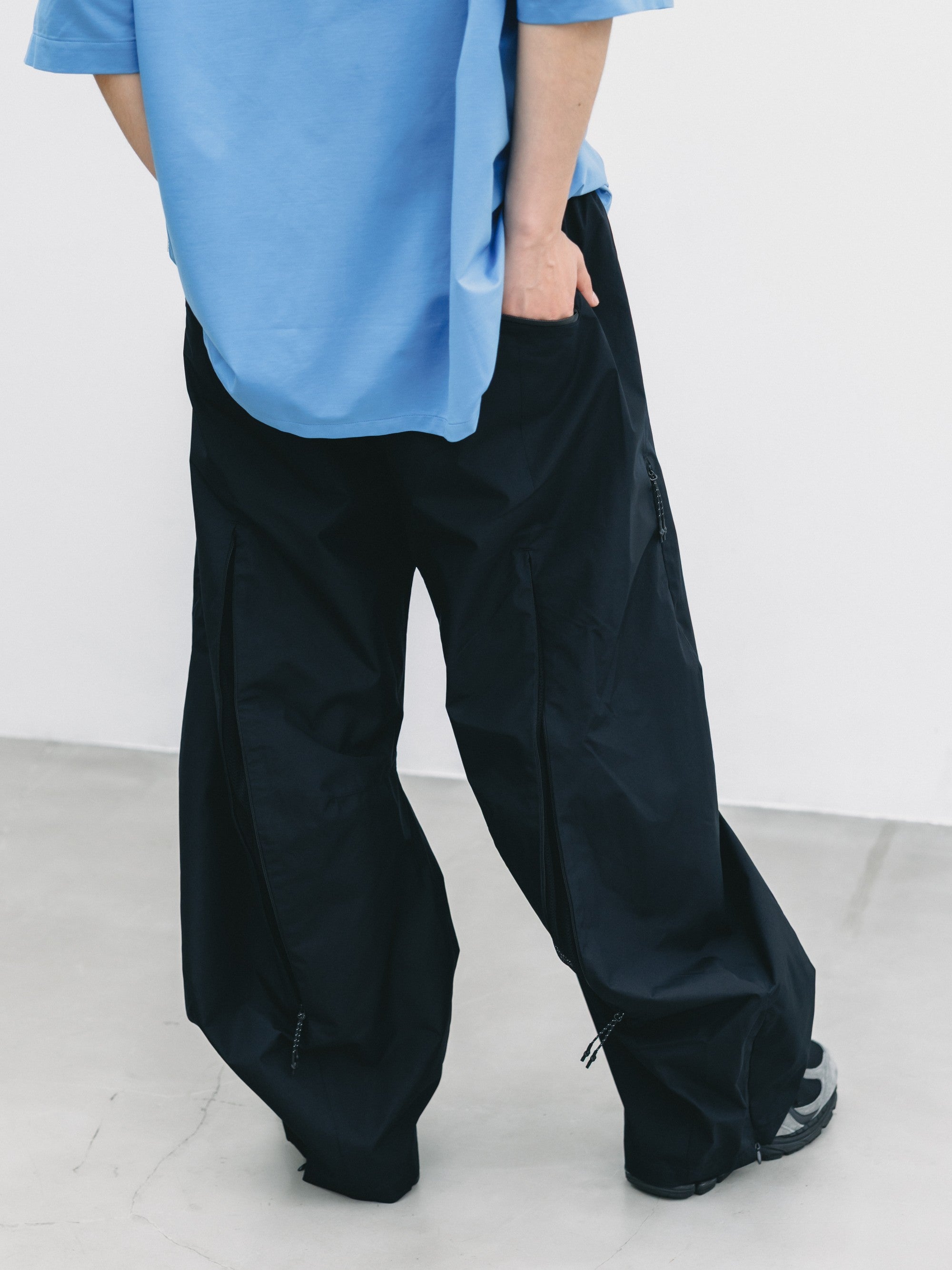 SL】+phenix WINDSTOPPER® by GORE-TEX LABS CITY BARREL LEG PANTS (BLACK