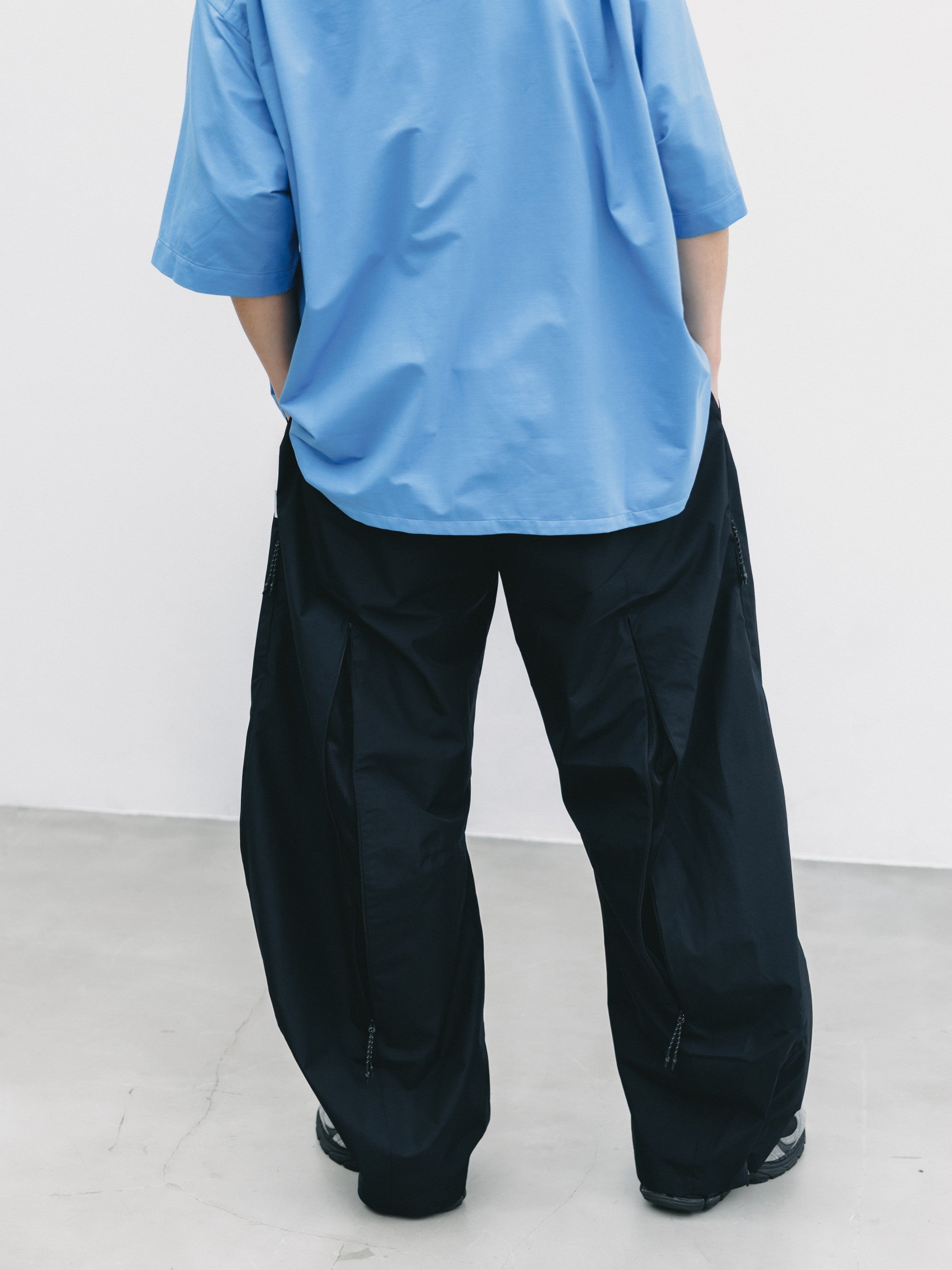 SL】+phenix WINDSTOPPER® by GORE-TEX LABS CITY BARREL LEG PANTS (BLACK