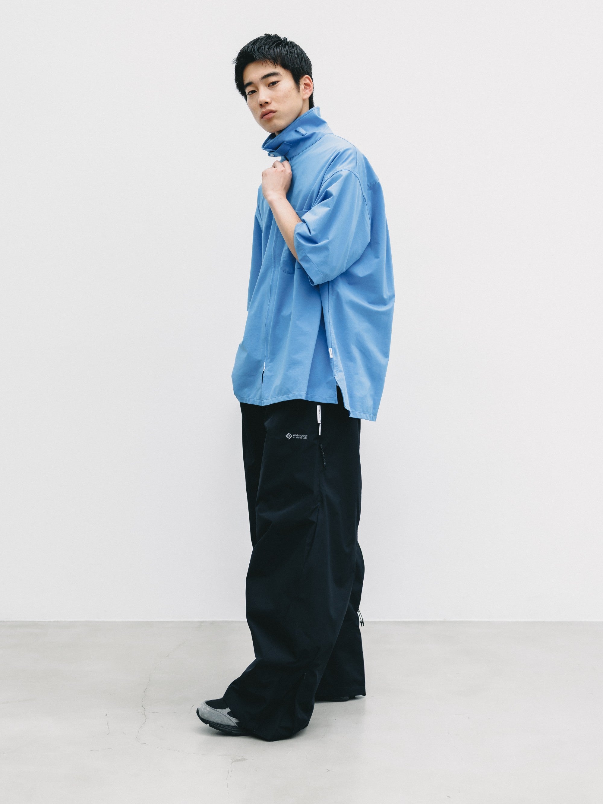 【6.20 SAT 20:00- IN STOCK】 +phenix WINDSTOPPER® by GORE-TEX LABS CITY BARREL LEG PANTS (BLACK)