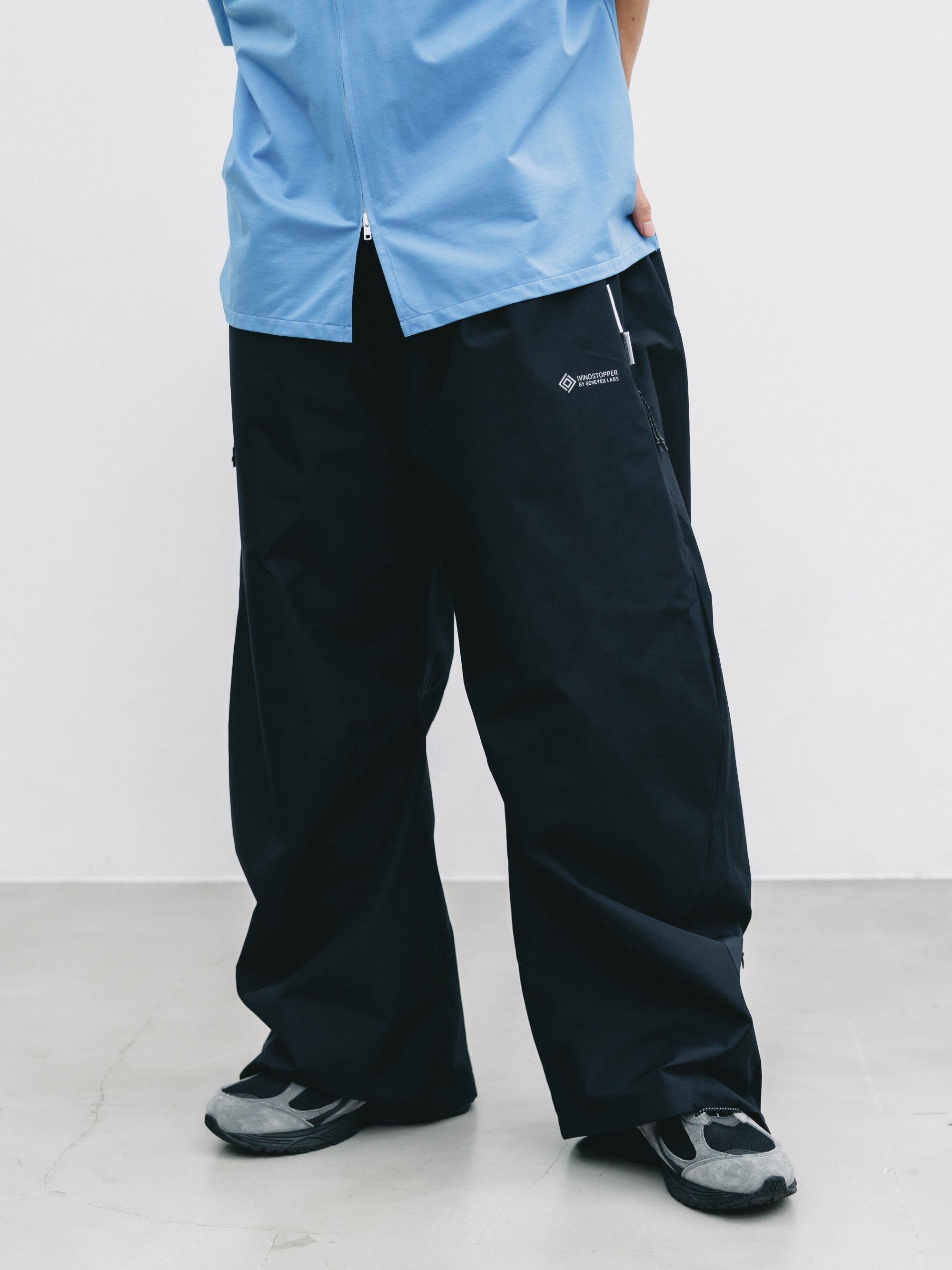 SL】+phenix WINDSTOPPER® by GORE-TEX LABS CITY BARREL LEG PANTS (BLACK