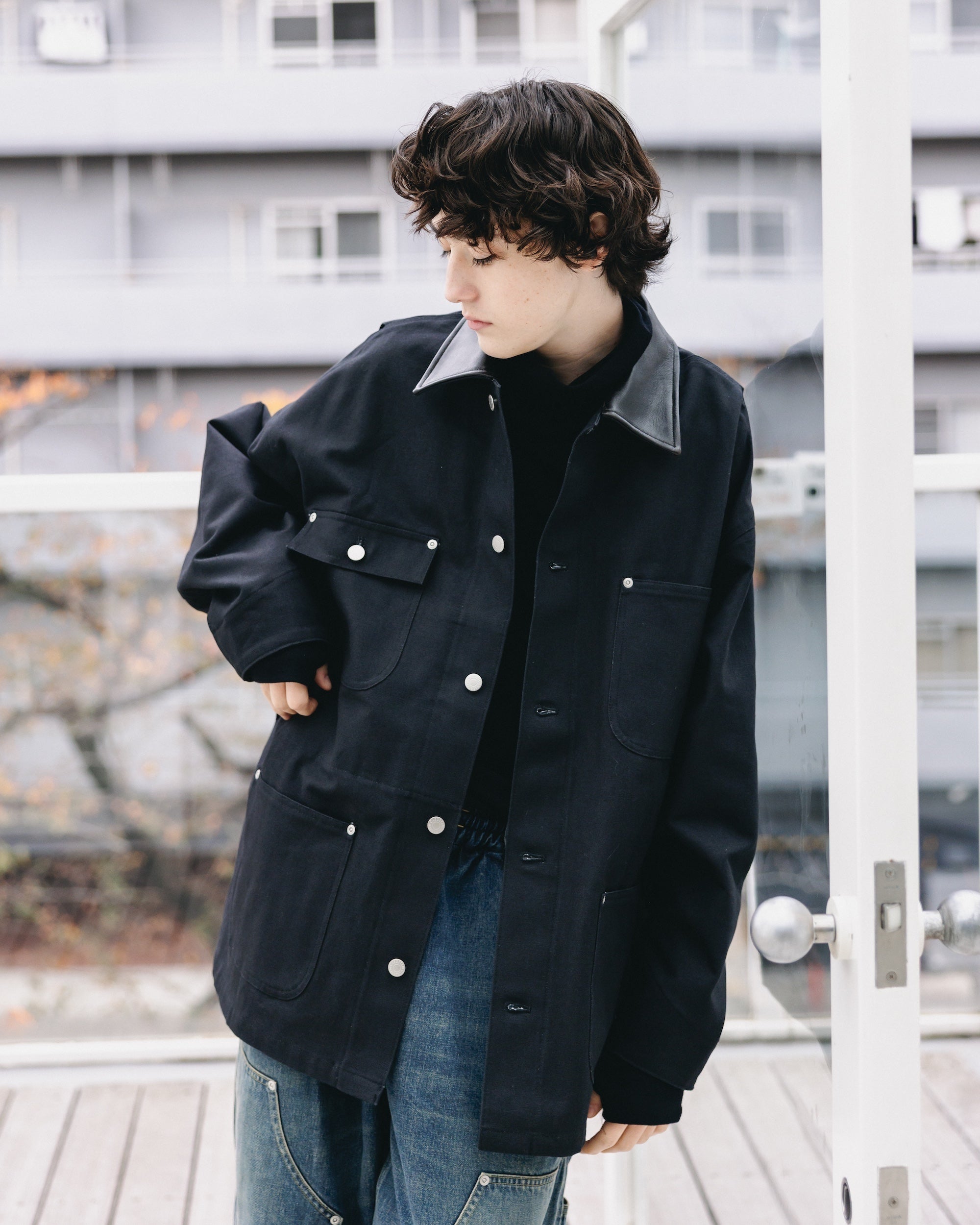 DUCK CITY UTILITY COAT (BLACK)