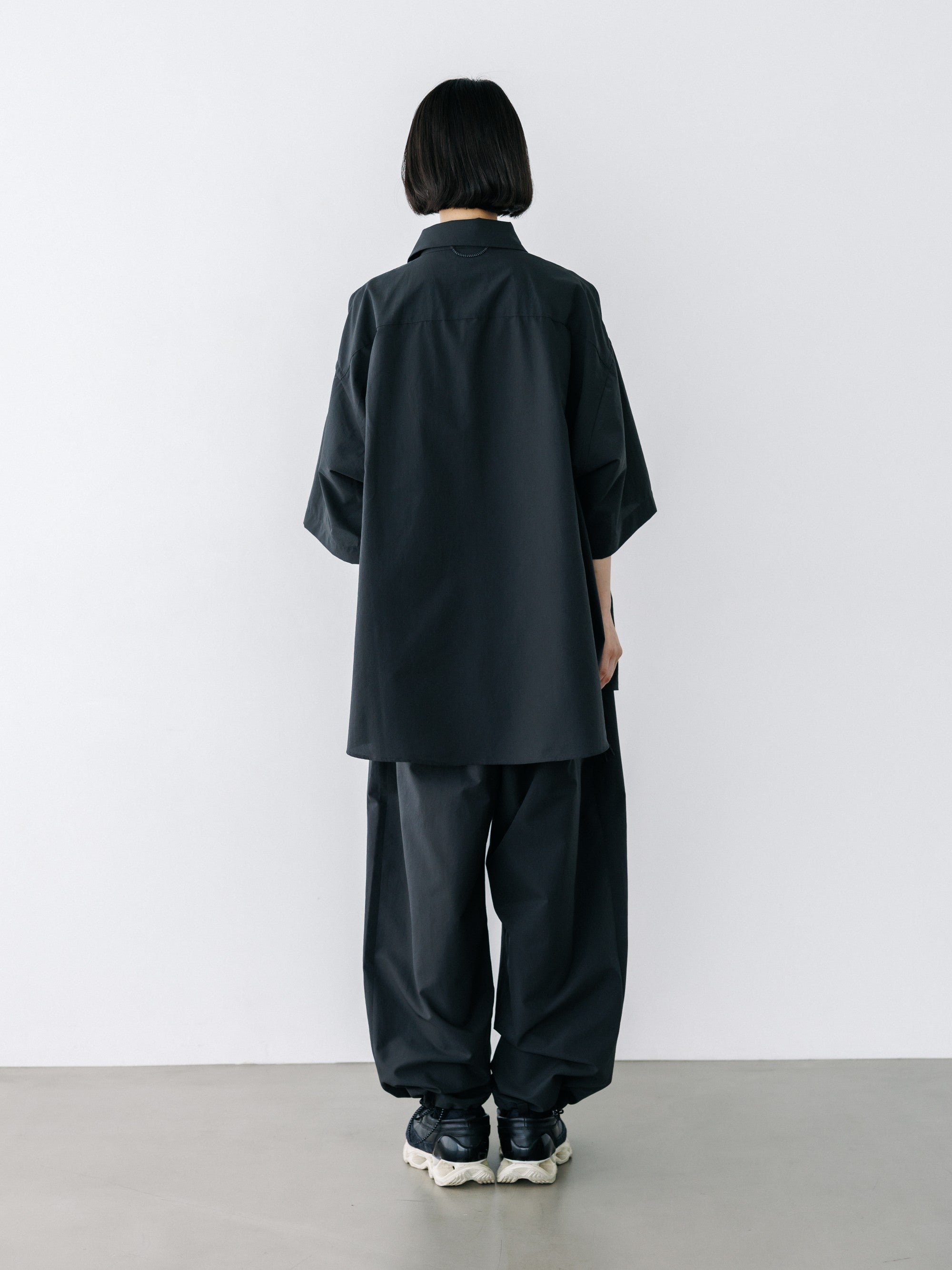 【8.22 SAT 20:00- IN STOCK】“C”COOLDOTS® MINI RIPSTOP CITY UNIFORM S/S SHIRT (CHARCOAL×WHITE)