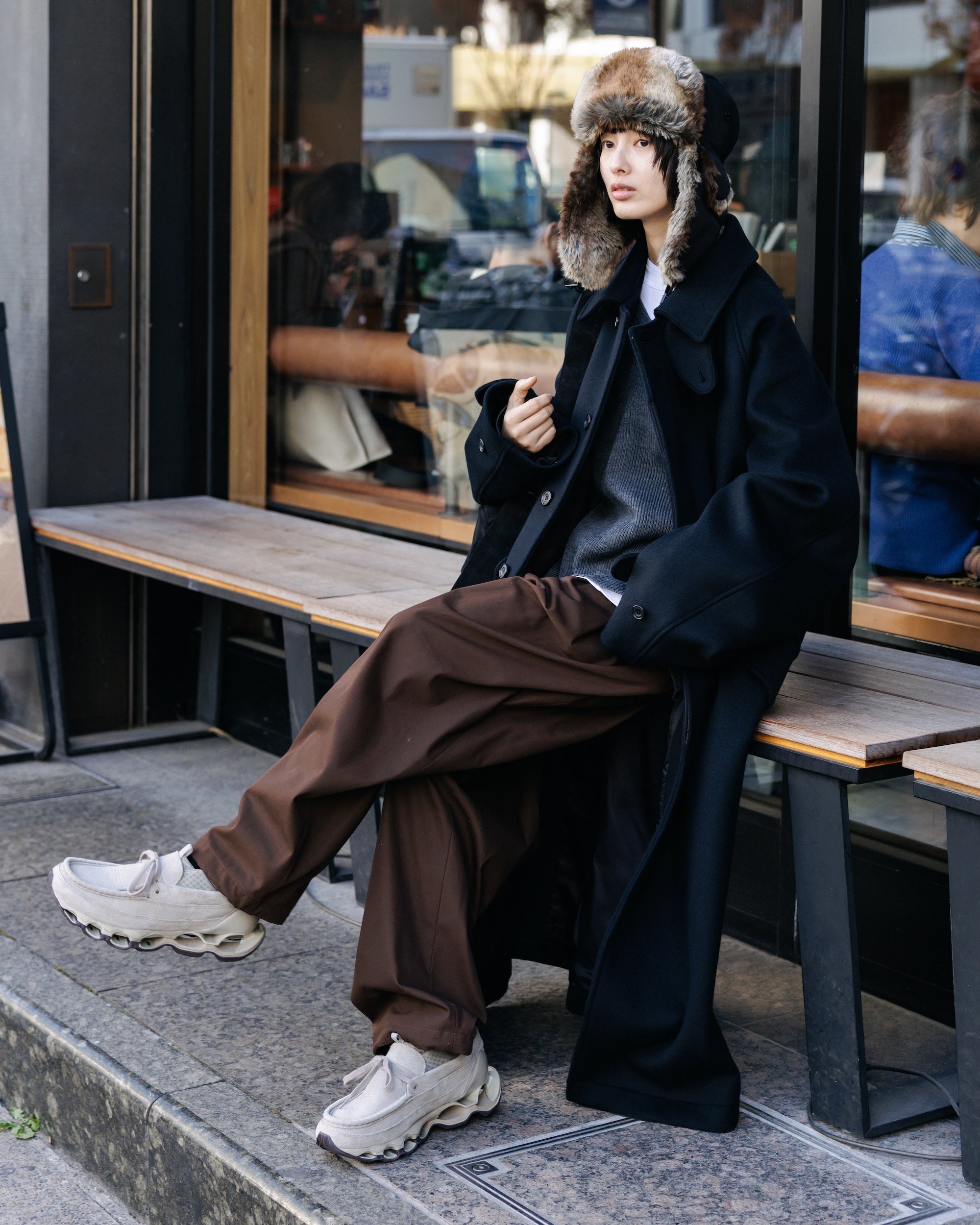 CITY TRAPPER CAP (BLACK)