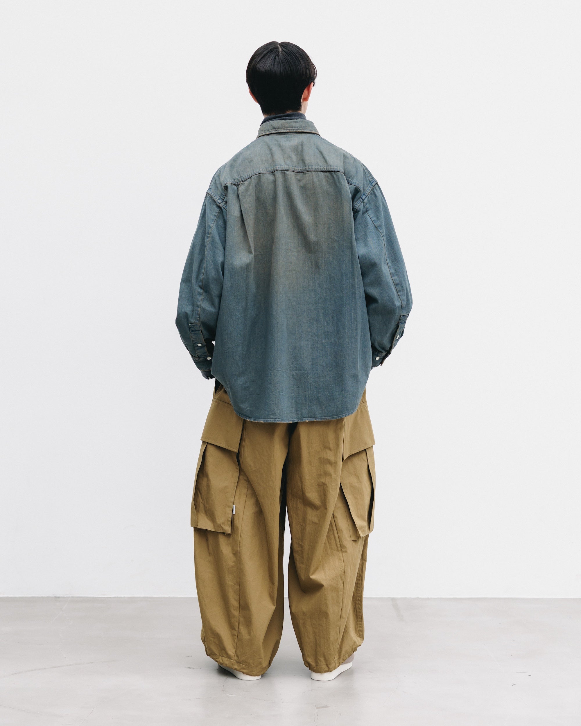 【2.28 SAT 20:00- IN STOCK】DENIM CLASSIC CITY L/S SHIRT (VINTAGE BROWN)