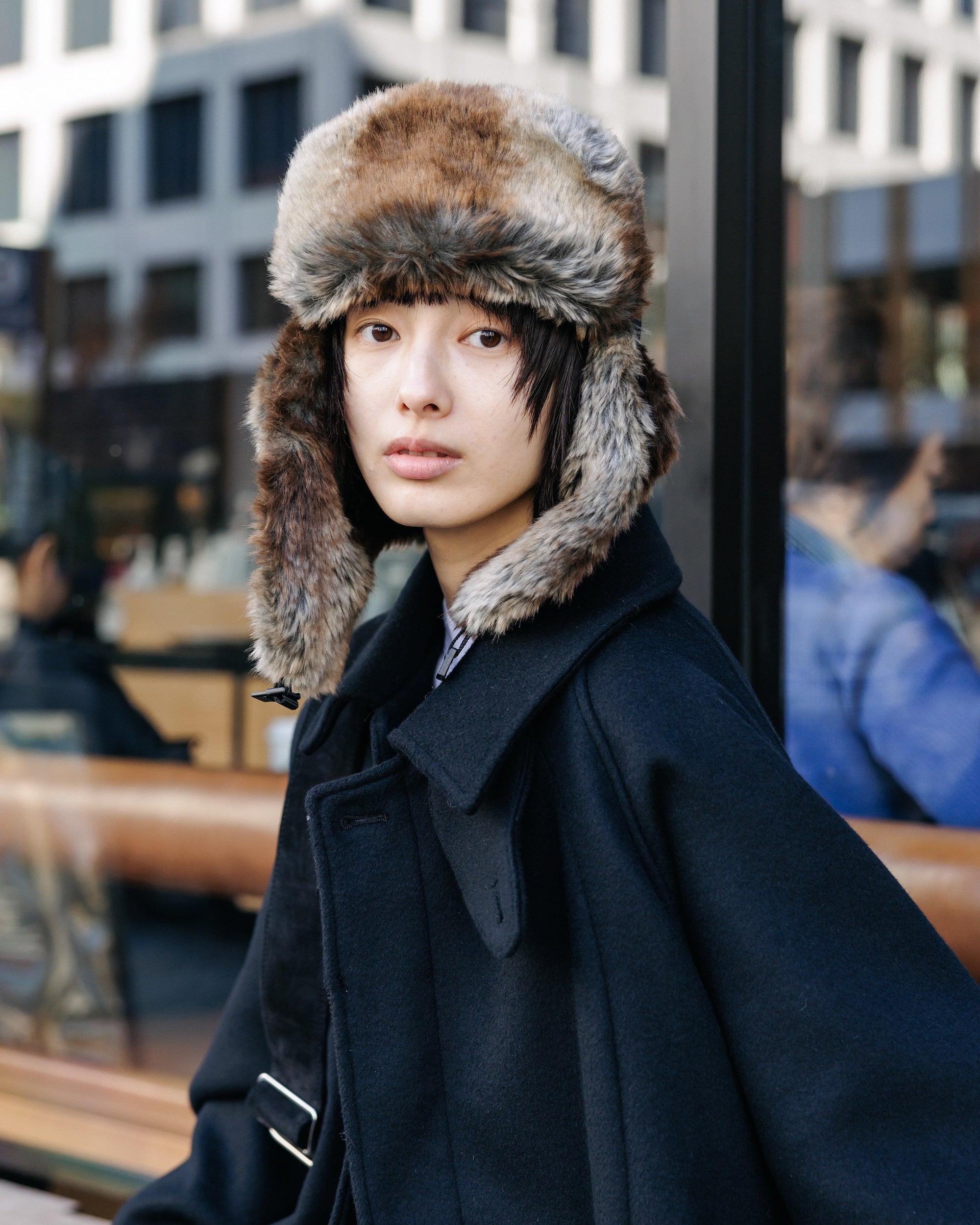 【12.17 WED 20:00- IN STOCK】CITY TRAPPER CAP (BLACK)