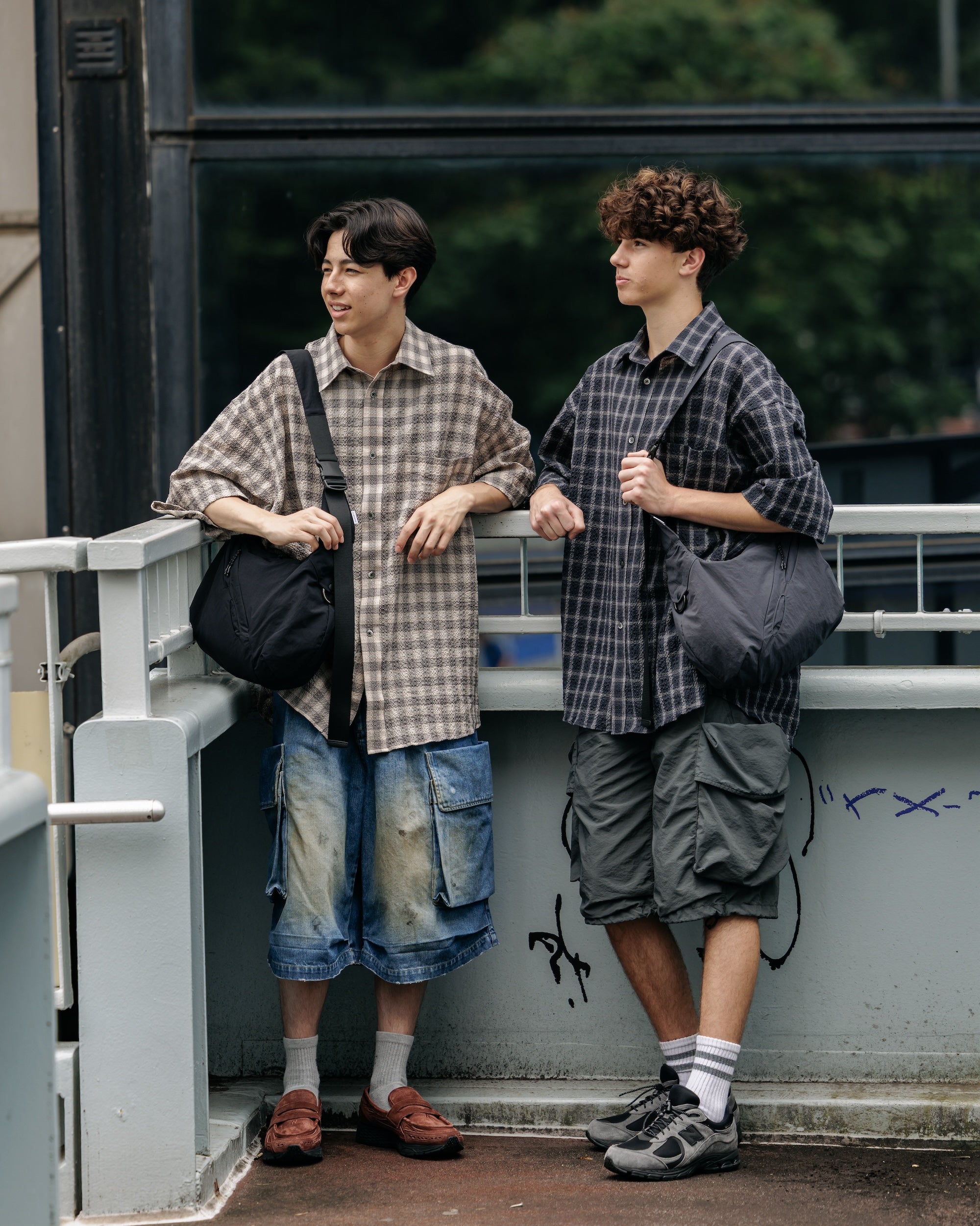 【6.25 WED 20:00- IN STOCK】VINTAGE WASHED CITY MILITARY HALF PANTS 002 (FADE BLACK)