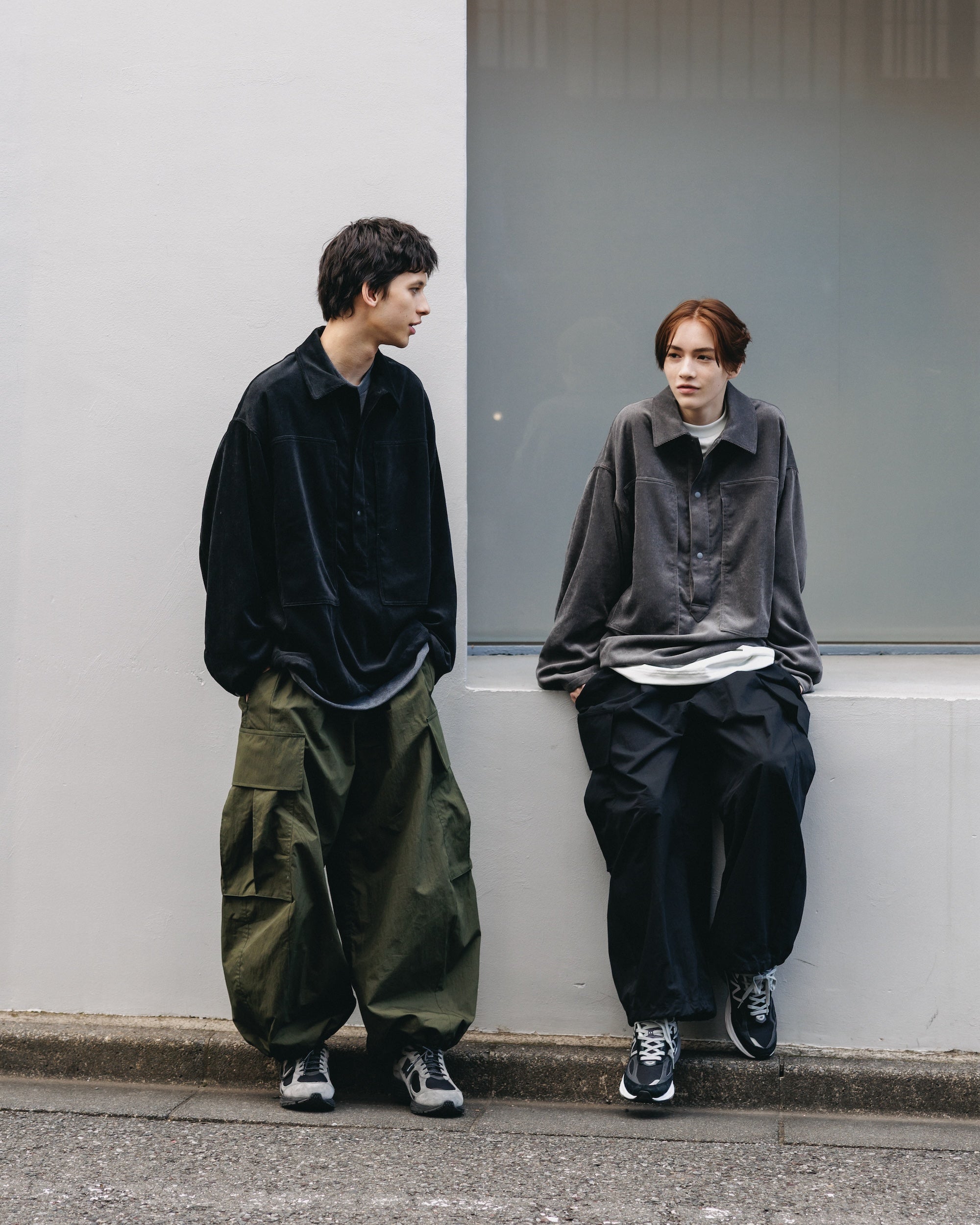 【11.26 WED 20:00- IN STOCK】TECH CORDUROY US ARMY M-35 PULLOVER JACKET (GRAY)