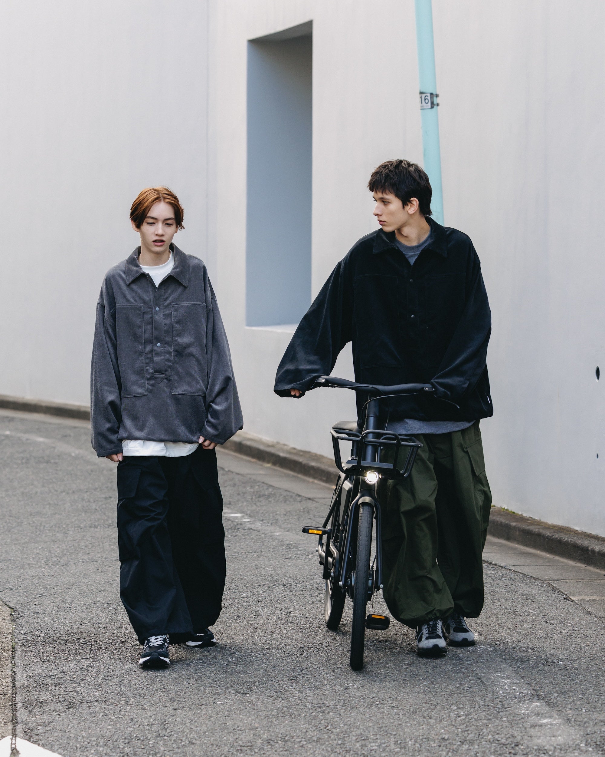 【11.26 WED 20:00- IN STOCK】TECH CORDUROY US ARMY M-35 PULLOVER JACKET (GRAY)