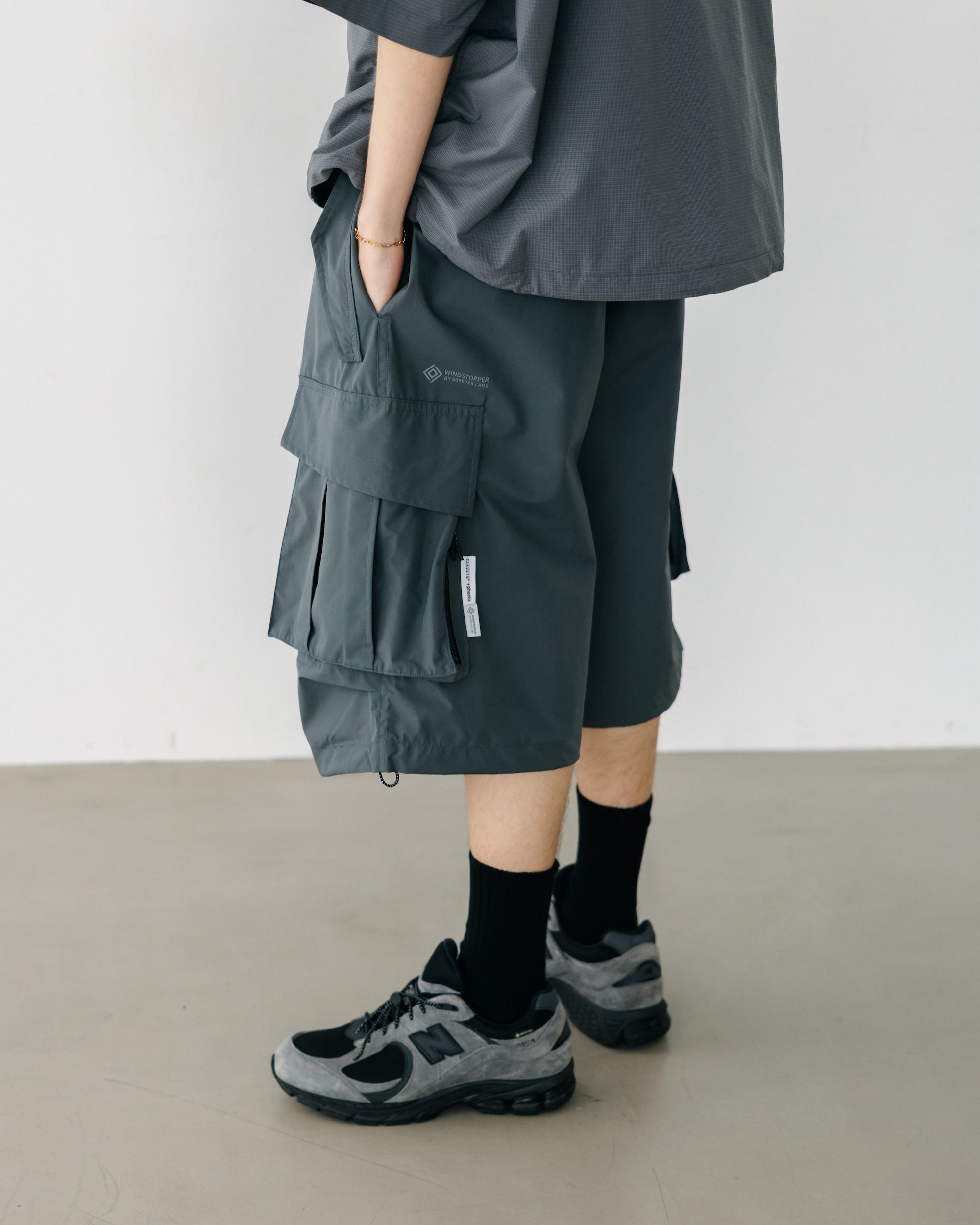 【8.2 SAT 20:00- IN STOCK】+phenix WINDSTOPPER® BY GORE-TEX LABS CITY MILITARY HALF PANTS 003 (GRAPHAITE GRAY)