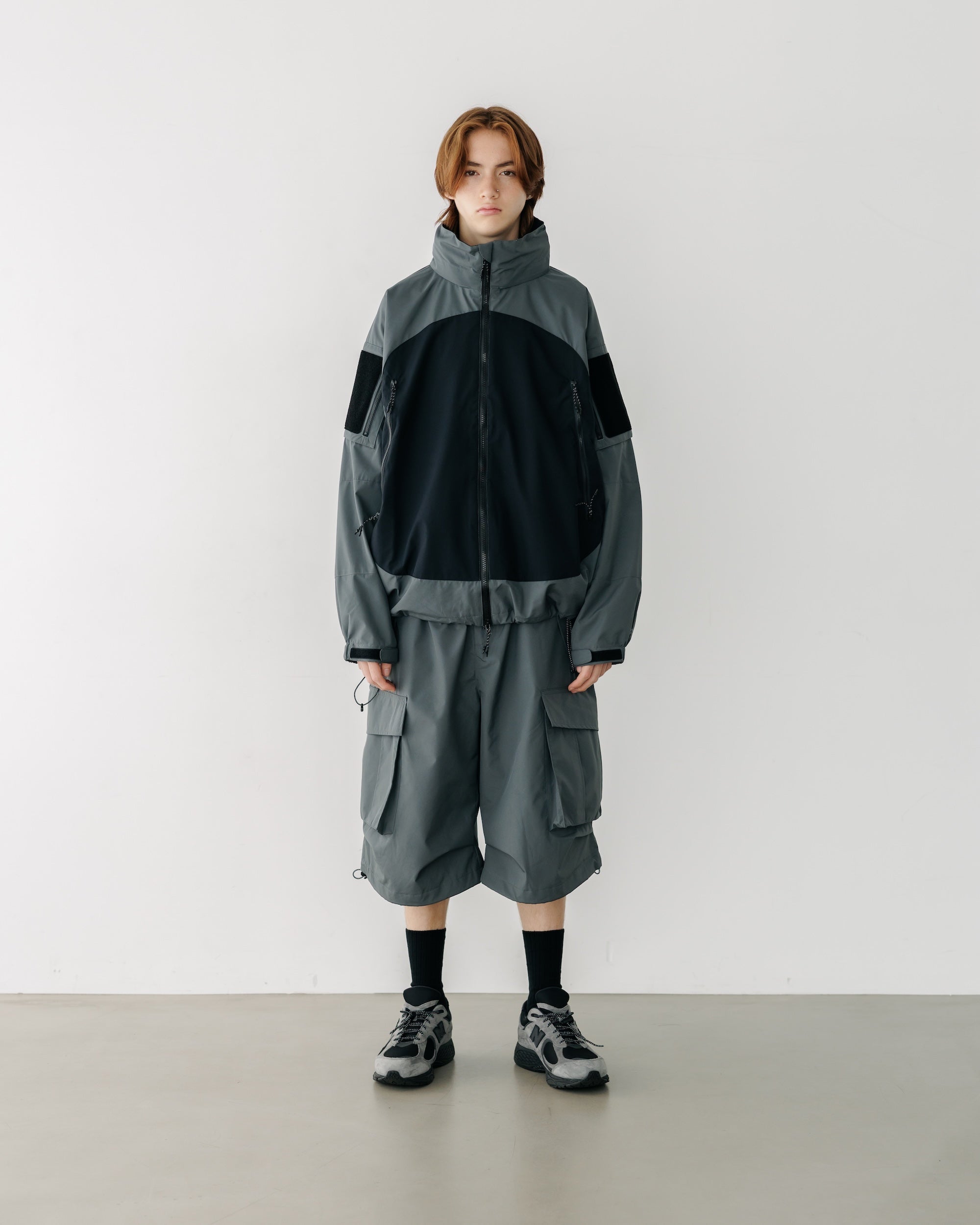 【9.17 WED 20:00- IN STOCK】+phenix WINDSTOPPER® by GORE-TEX LABS CITY MILITARY JACKET (GRAPHAITE GRAY× BLACK)