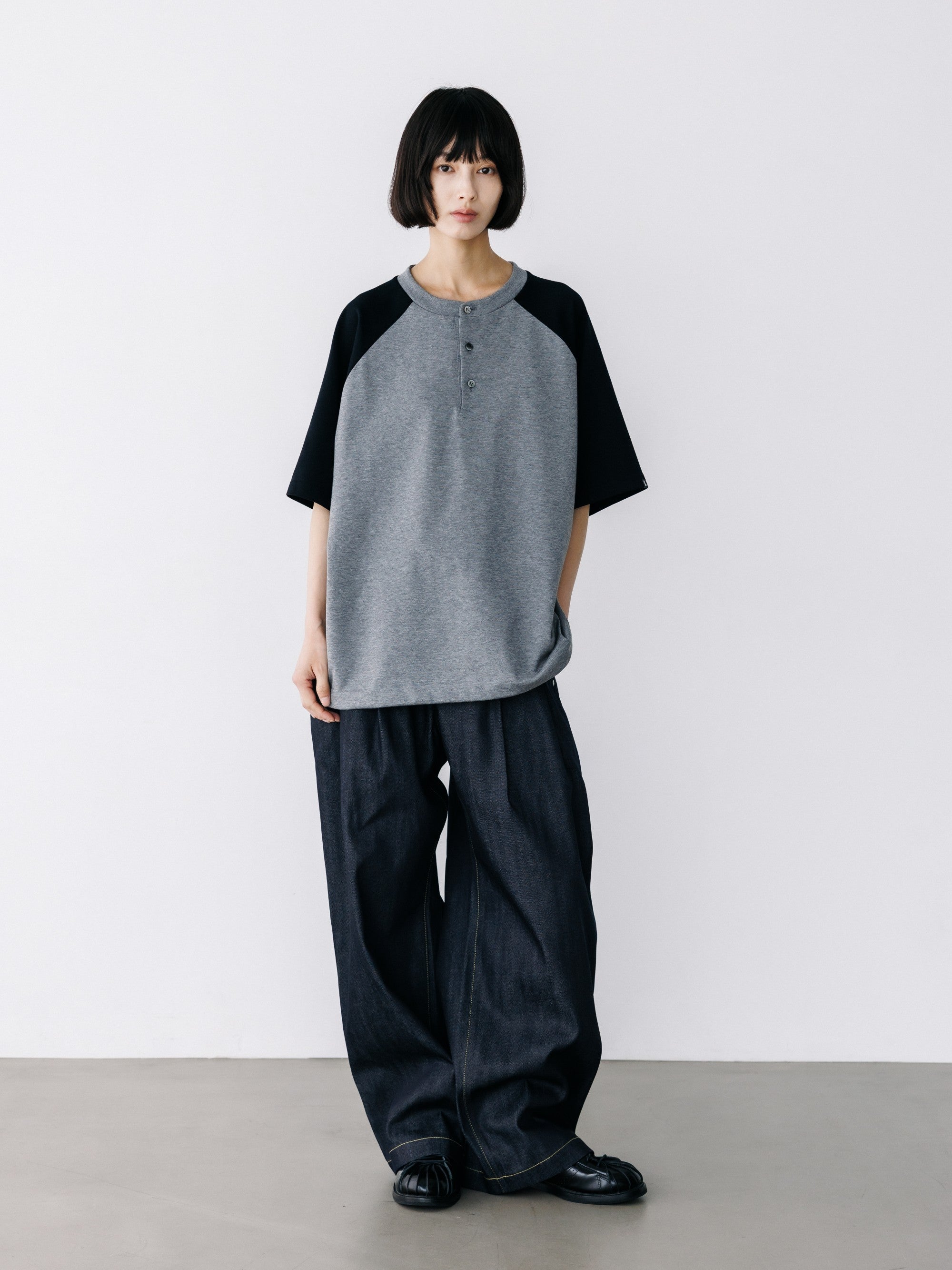 【8.19 WED 20:00- IN STOCK】RAW DENIM CITY WIDE STRAIGHT PANTS (RIGID INDIGO)