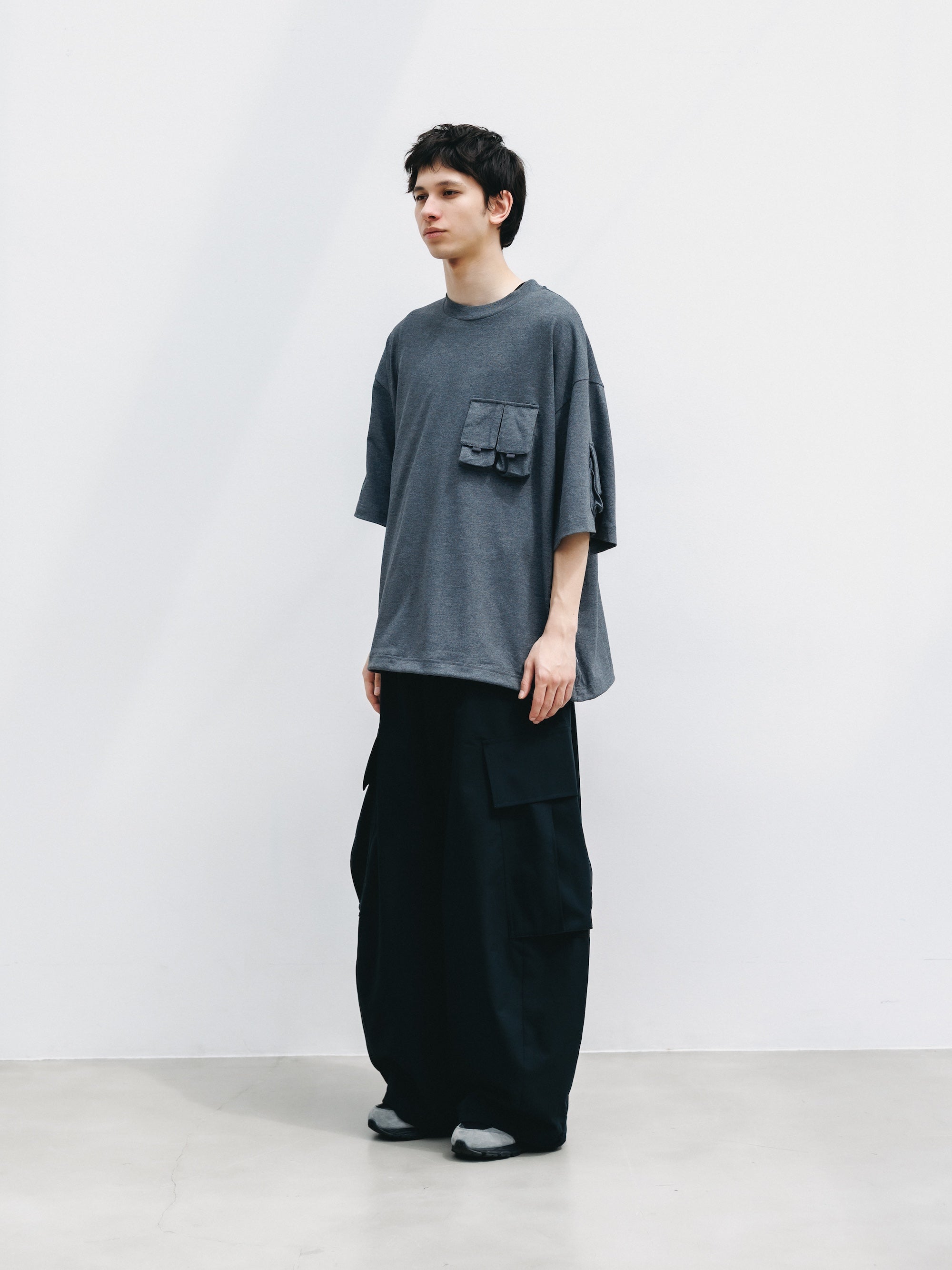 COOL DOTS®︎  MEGA POCKET BALLOON CARGO PANTS (BLACK)