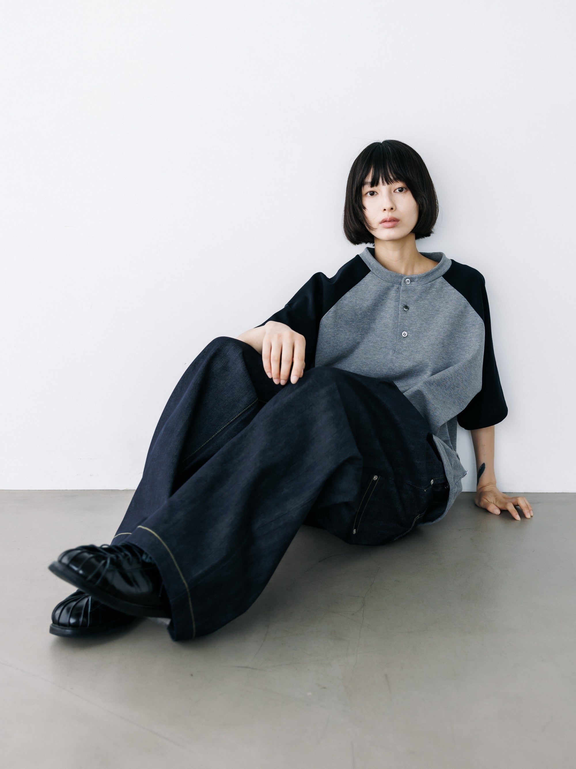 【8.19 WED 20:00- IN STOCK】RAW DENIM CITY WIDE STRAIGHT PANTS (RIGID INDIGO)
