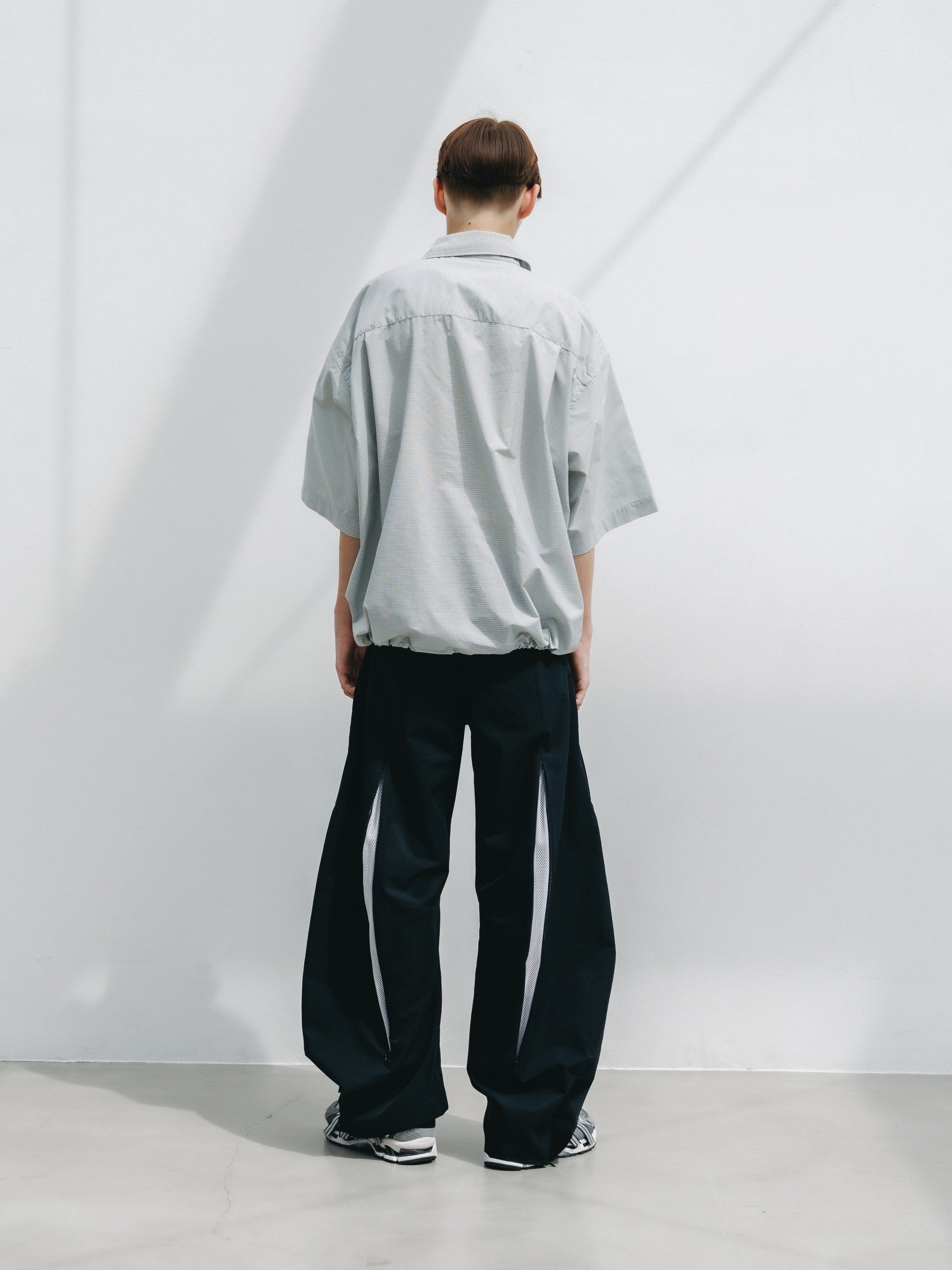【6.3 WED 20:00- IN STOCK】COOLDOTS® CITY BARREL LEG PANTS（BLACK）