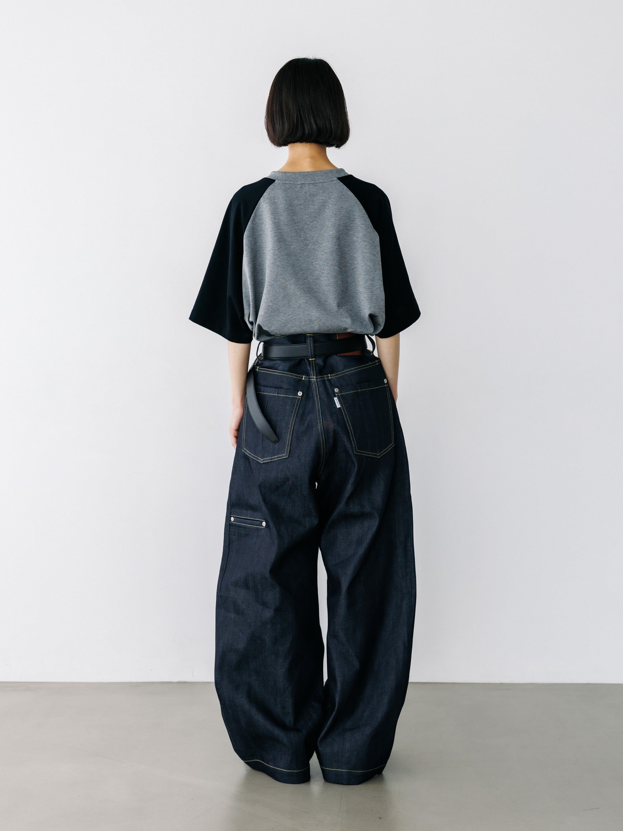 【8.19 WED 20:00- IN STOCK】RAW DENIM CITY WIDE STRAIGHT PANTS (RIGID INDIGO)