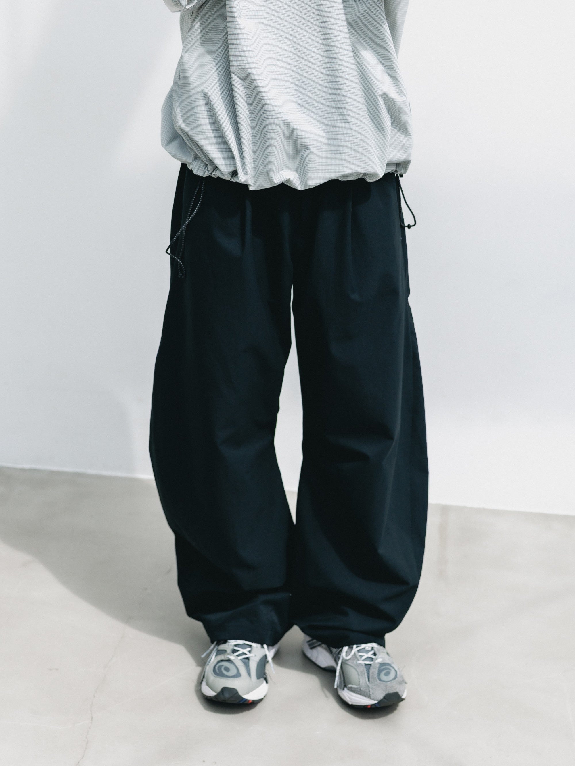 パンツ CLESSTE LABS CITY BARREL LEG PANTS COOLDOTS® CITY BARREL LEG PANTS（BLACK）