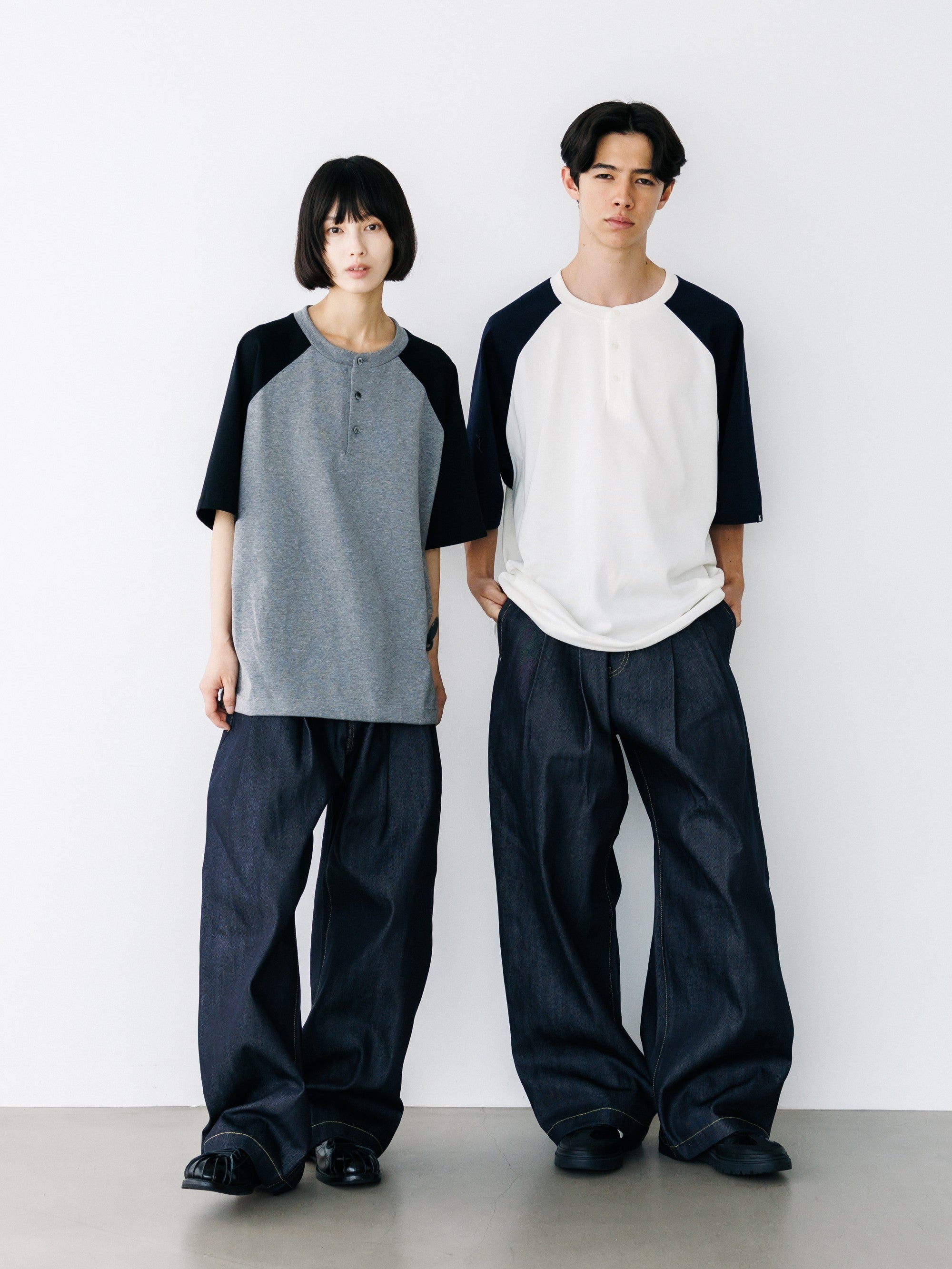 【8.19 WED 20:00- IN STOCK】RAW DENIM CITY WIDE STRAIGHT PANTS (RIGID INDIGO)