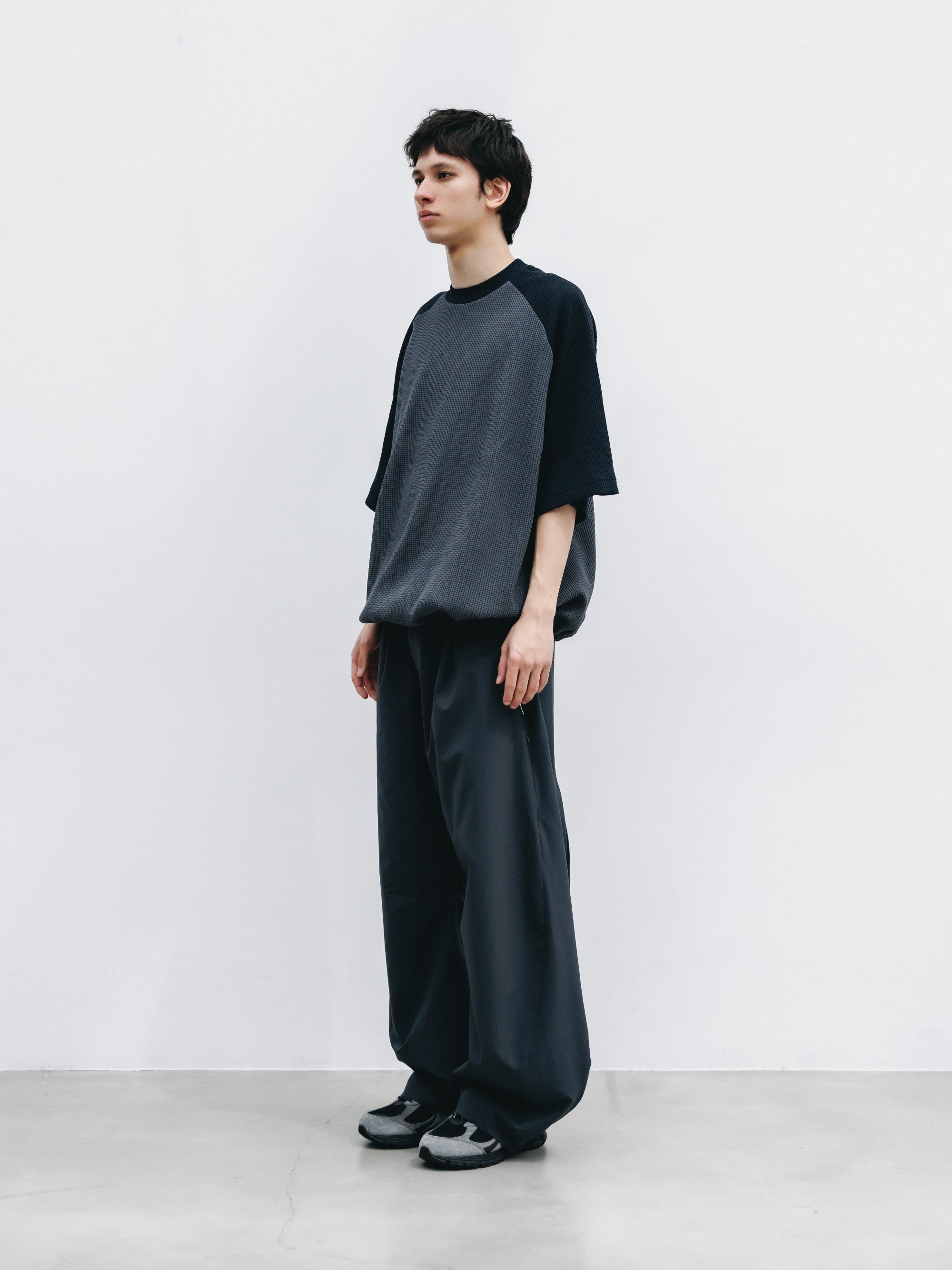 【6.3 WED 20:00- IN STOCK】COOLDOTS® CITY BARREL LEG PANTS（GRAY）