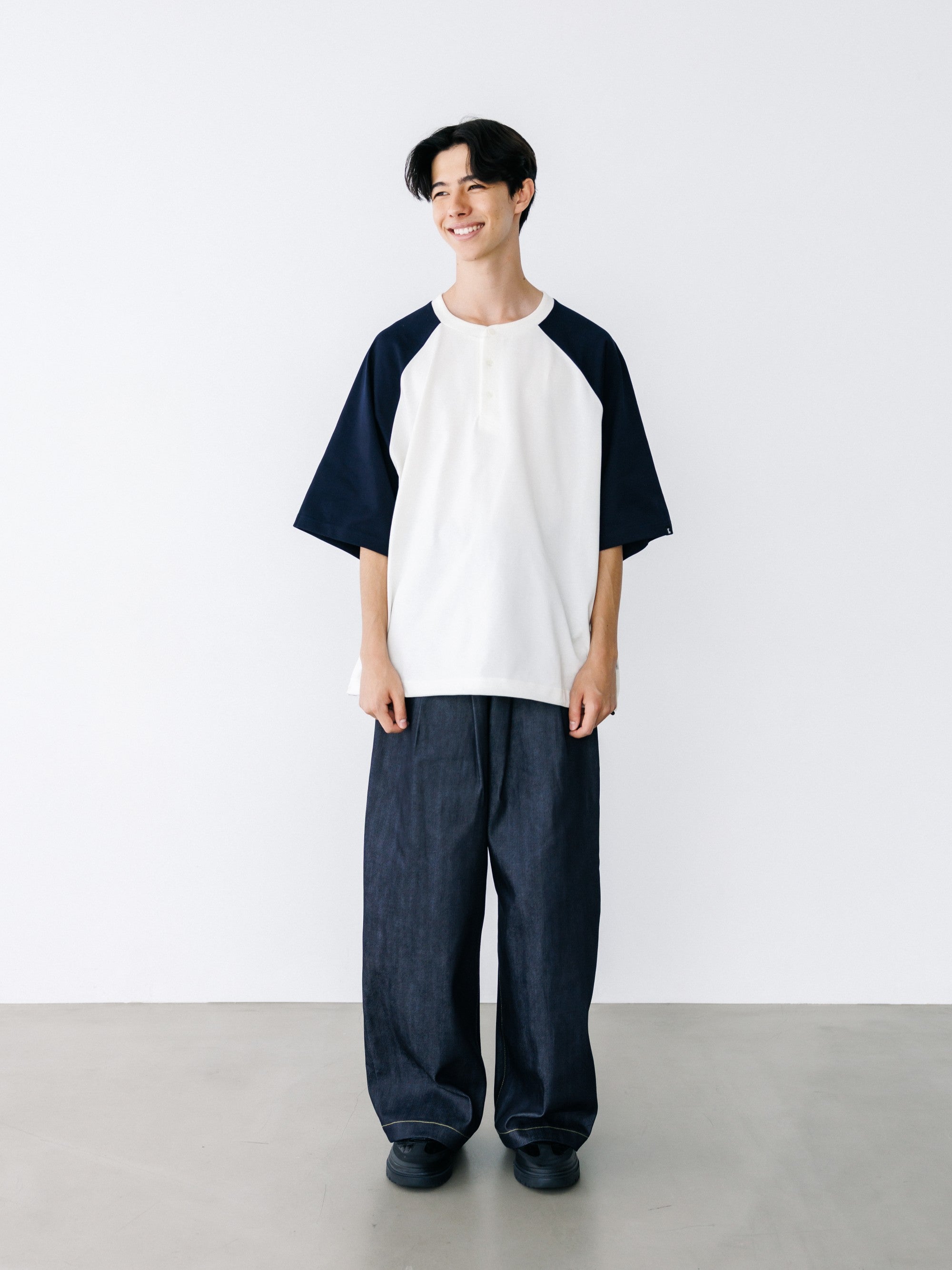 【8.19 WED 20:00- IN STOCK】RAW DENIM CITY WIDE STRAIGHT PANTS (RIGID INDIGO)
