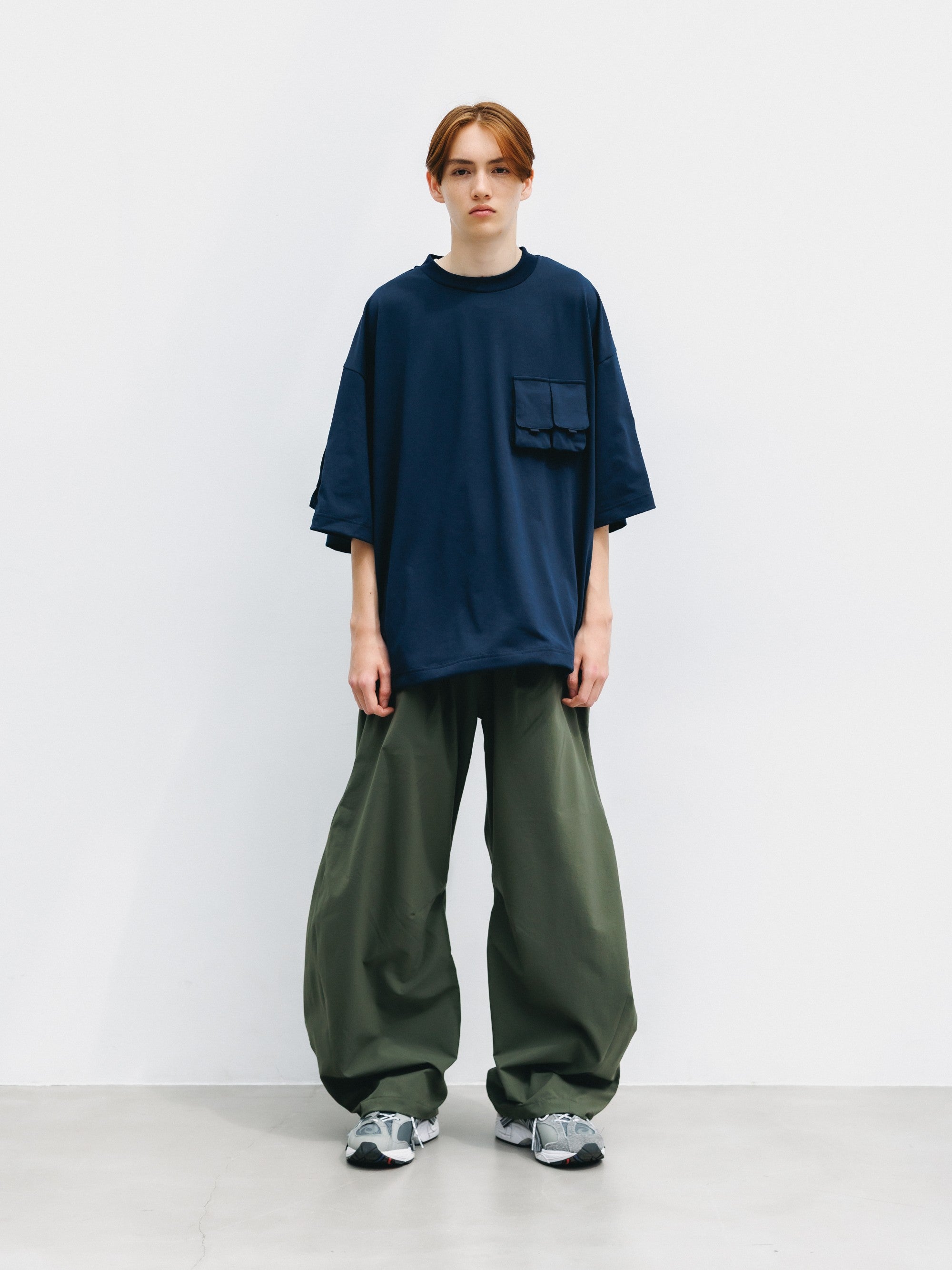 【6.3 WED 20:00- IN STOCK】COOLDOTS® CITY BARREL LEG PANTS（OLIVE）