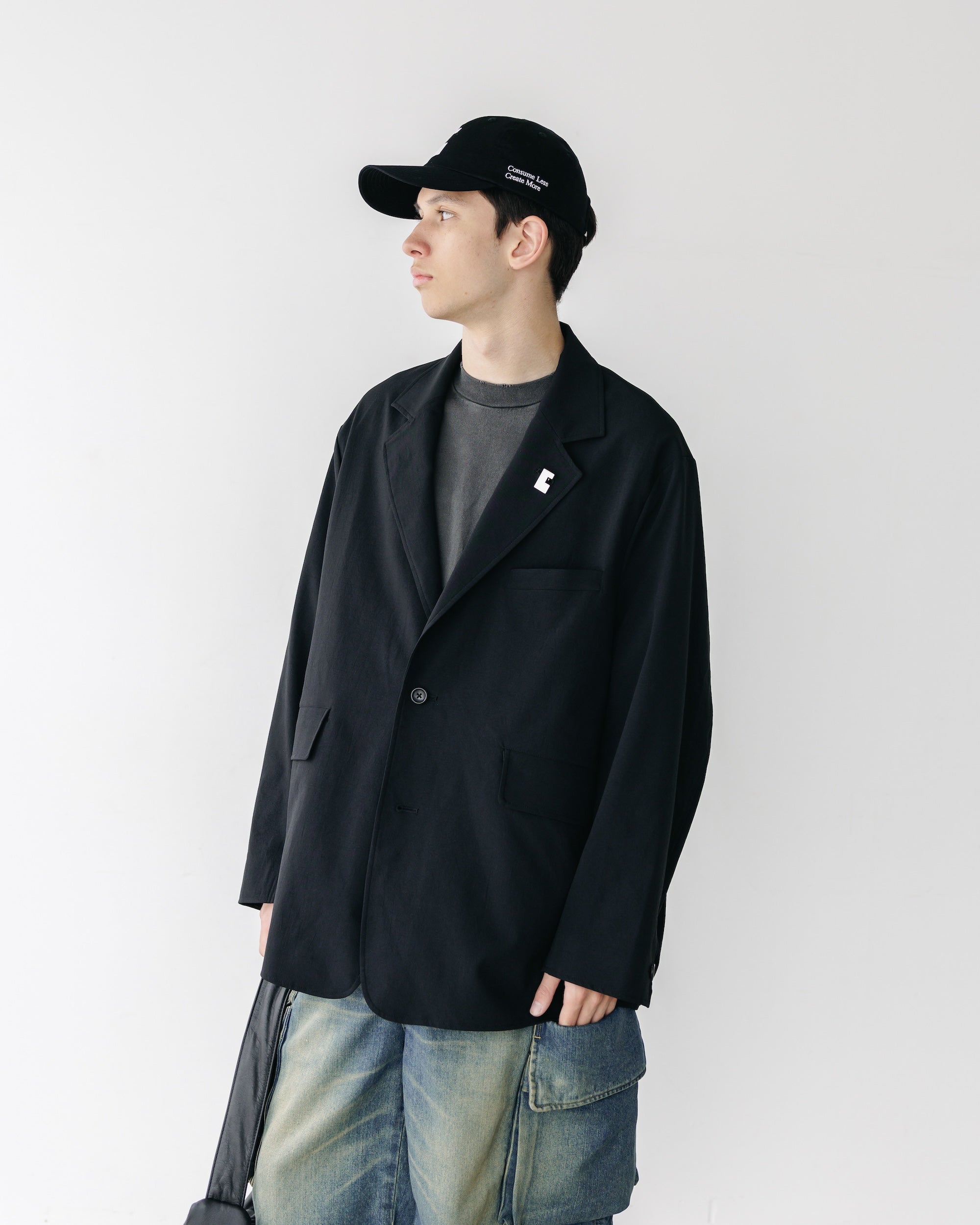 CITY UNIFORM TAILORED JACKET (BLACK)