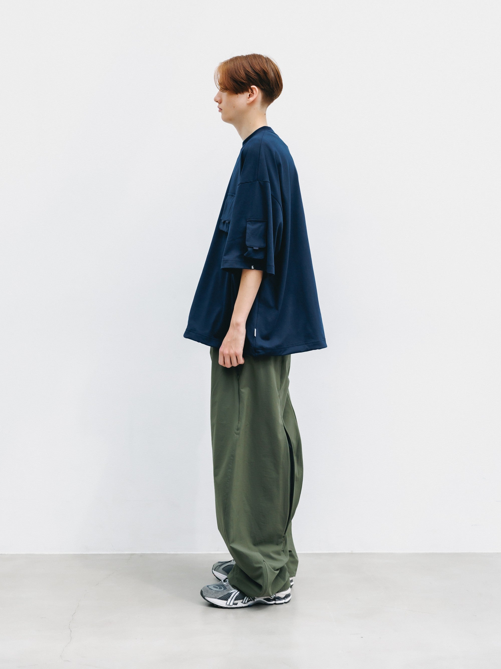 【6.3 WED 20:00- IN STOCK】COOLDOTS® CITY BARREL LEG PANTS（OLIVE）