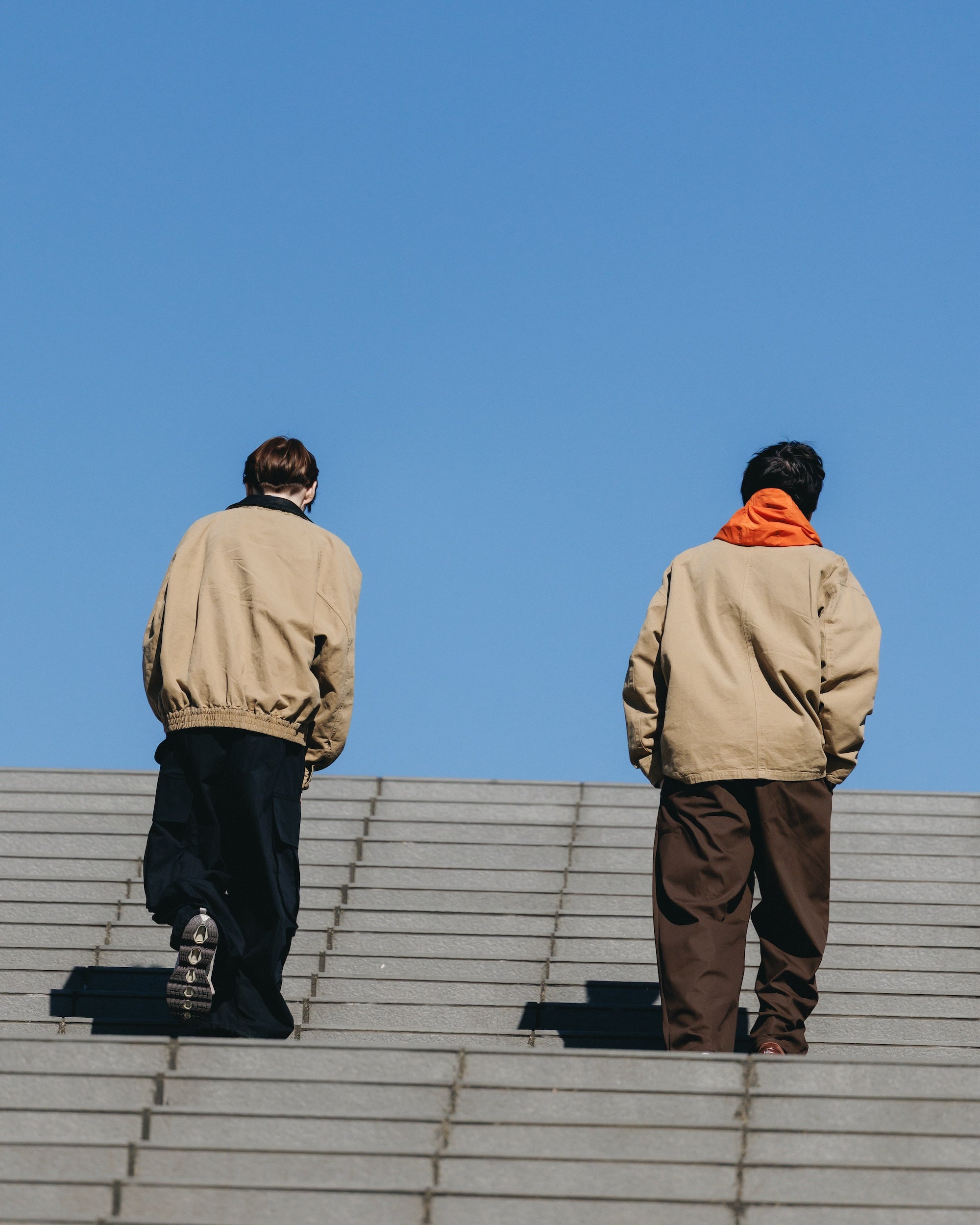 VINTAGE DYED DUCK CITY UTILITY JACKET (BEIGE)