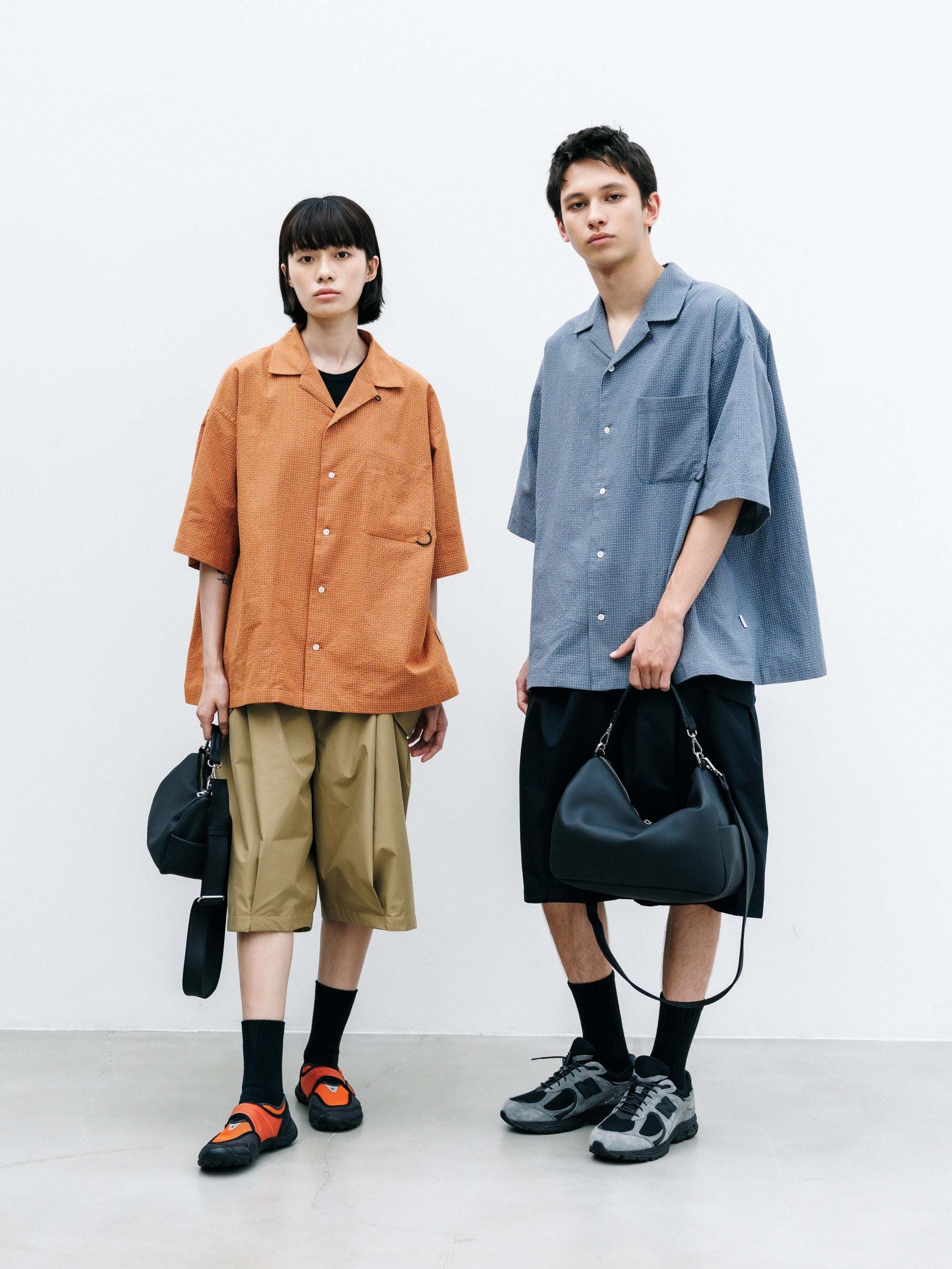 【8.12 WED 20:00- IN STOCK】+phenix WINDSTOPPER® by GORE-TEX LABS CITY FLAP WIDE BALLOON HALF PANTS (BLACK)