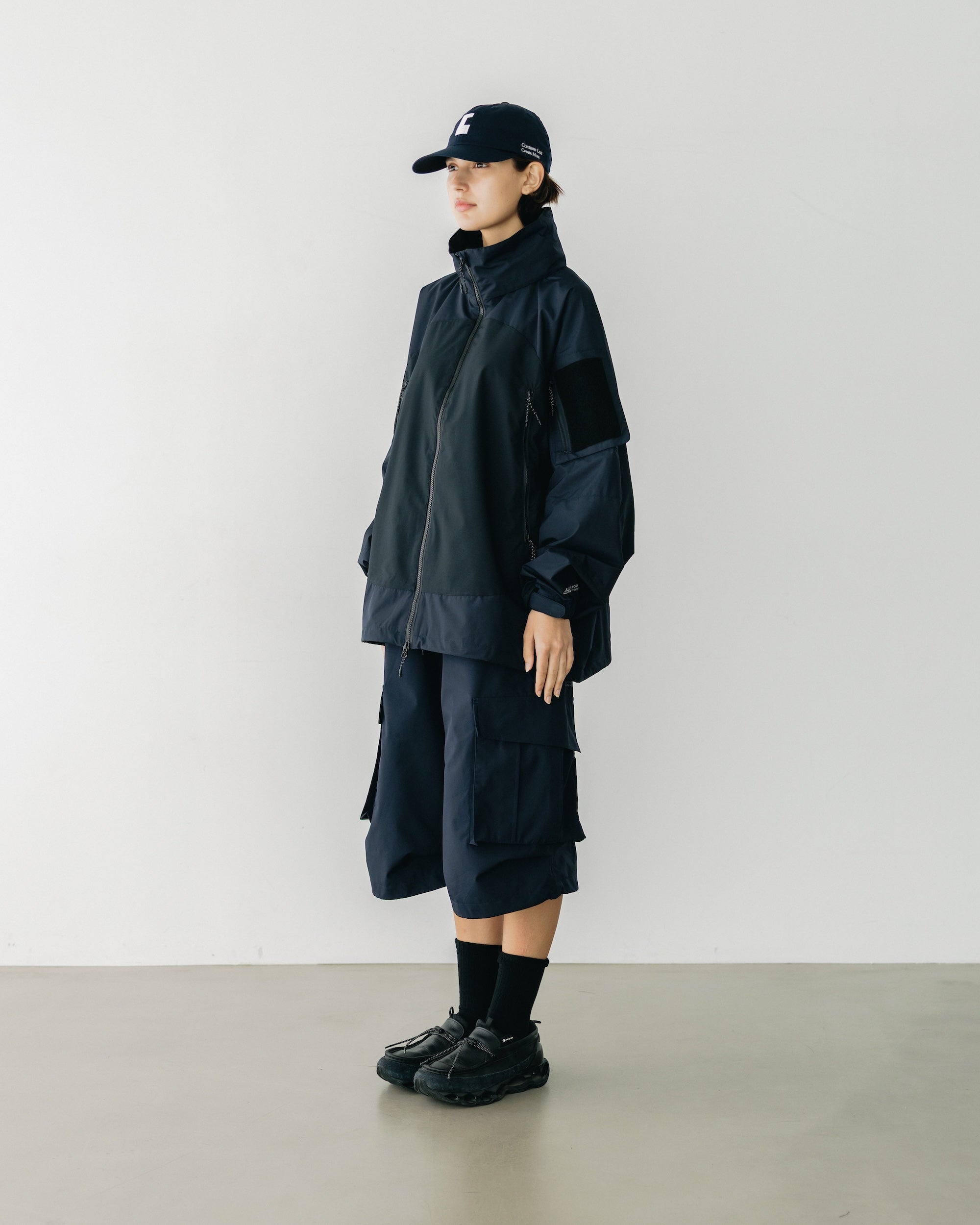 【9.17 WED 20:00- IN STOCK】+phenix WINDSTOPPER® by GORE-TEX LABS CITY MILITARY JACKET (NAVY×BLACK)