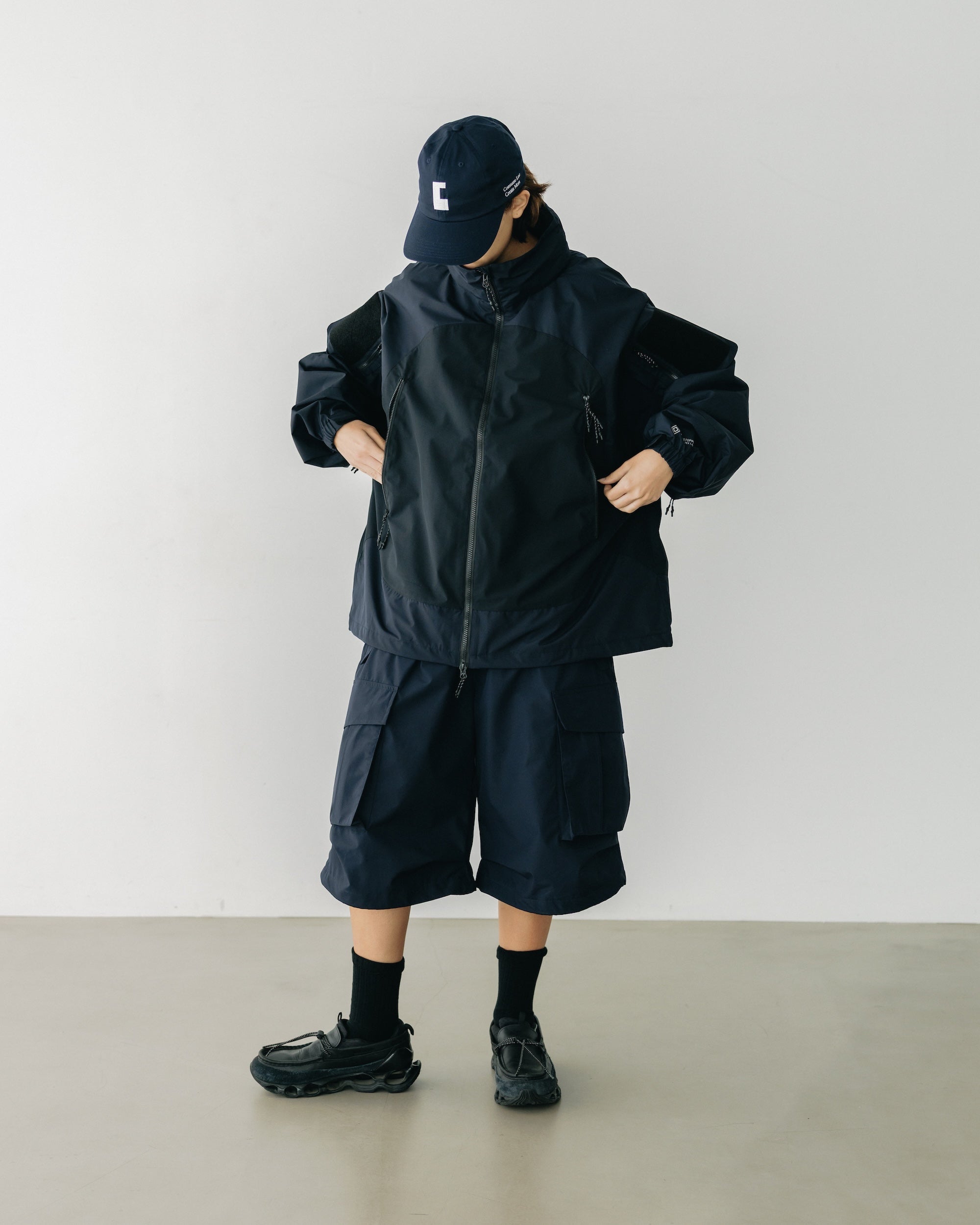 【9.17 WED 20:00- IN STOCK】+phenix WINDSTOPPER® by GORE-TEX LABS CITY MILITARY JACKET (NAVY×BLACK)