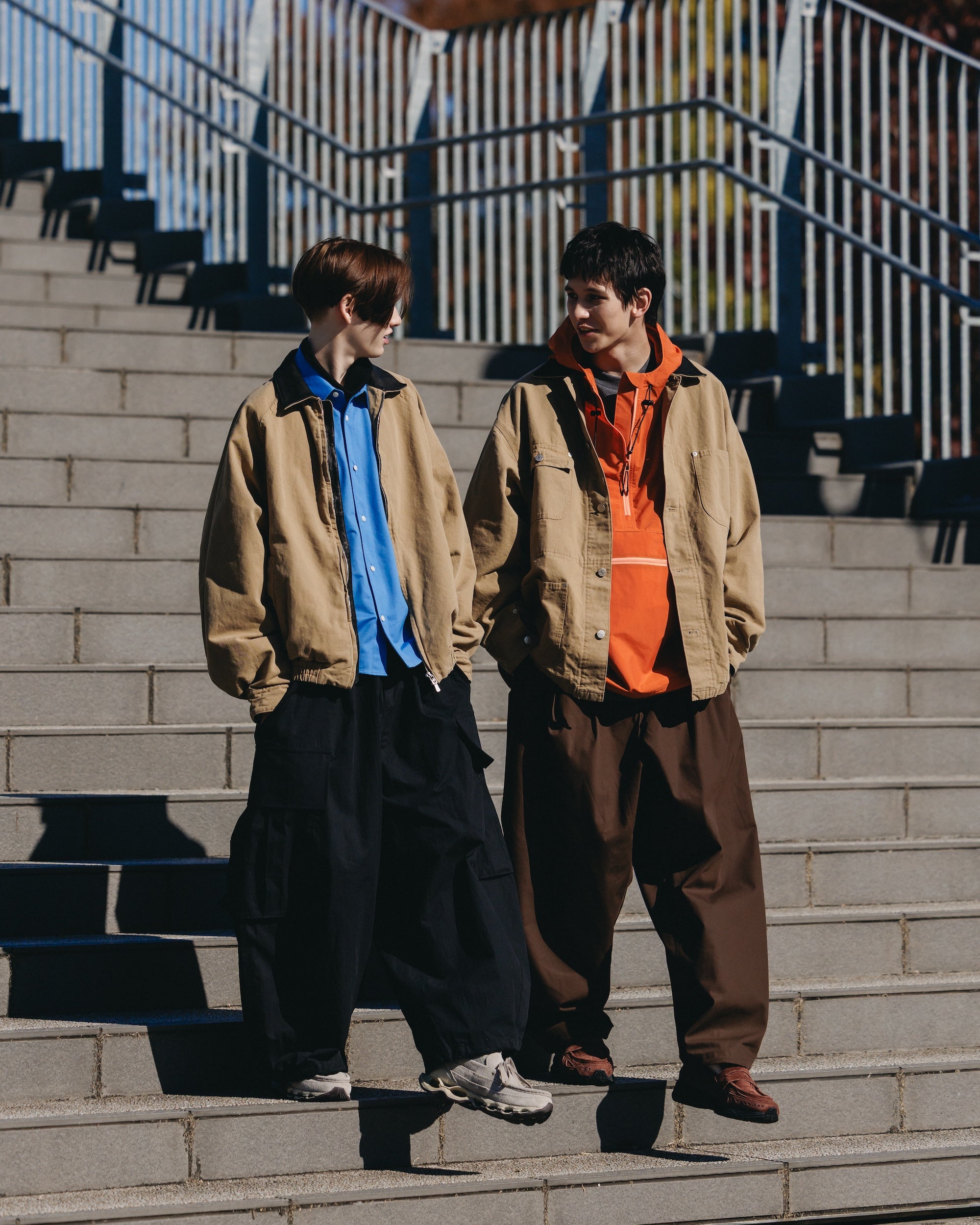 VINTAGE DYED DUCK CITY UTILITY JACKET (BEIGE)