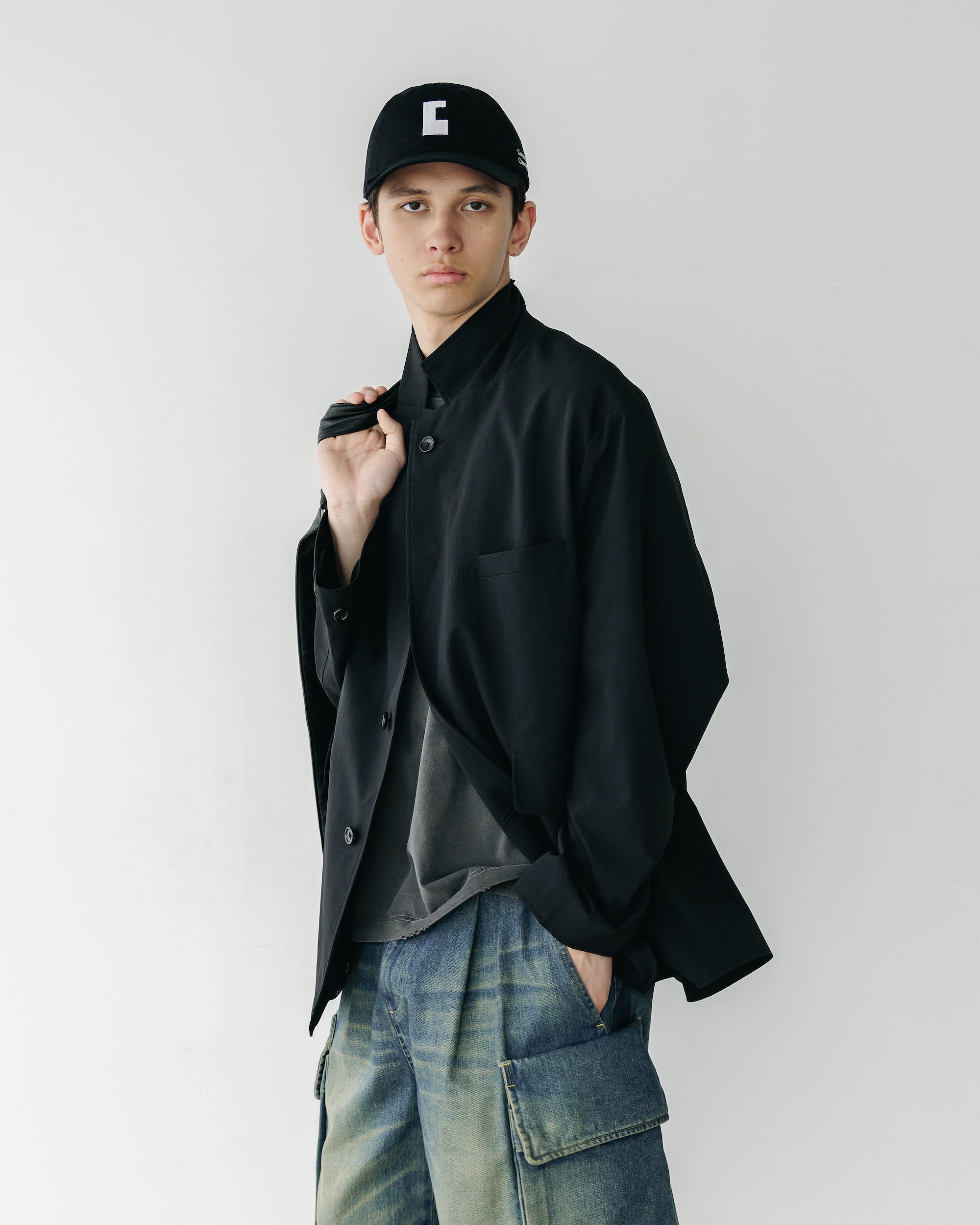 CITY UNIFORM TAILORED JACKET (BLACK)