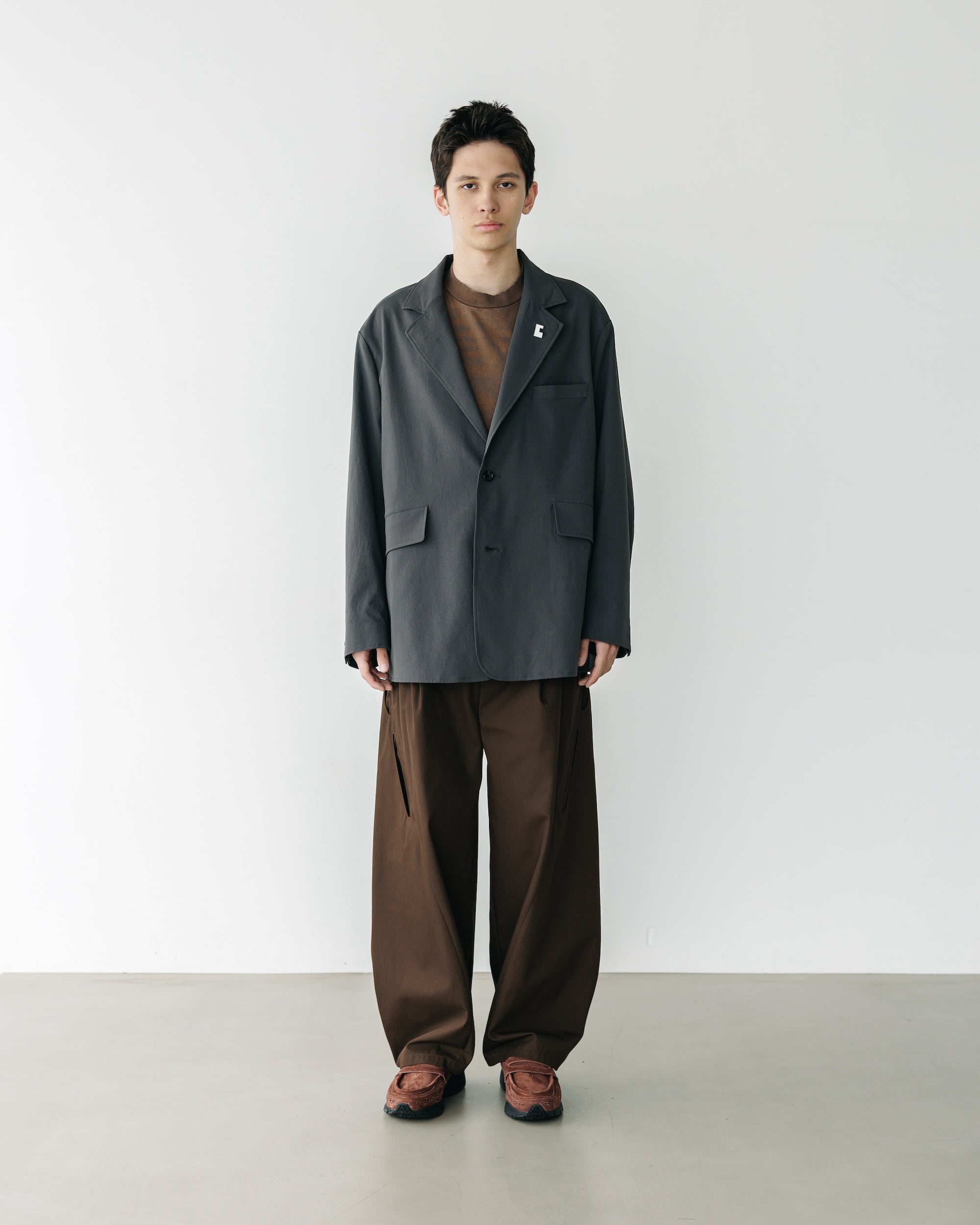 CITY UNIFORM TAILORED JACKET (CHARCOAL)