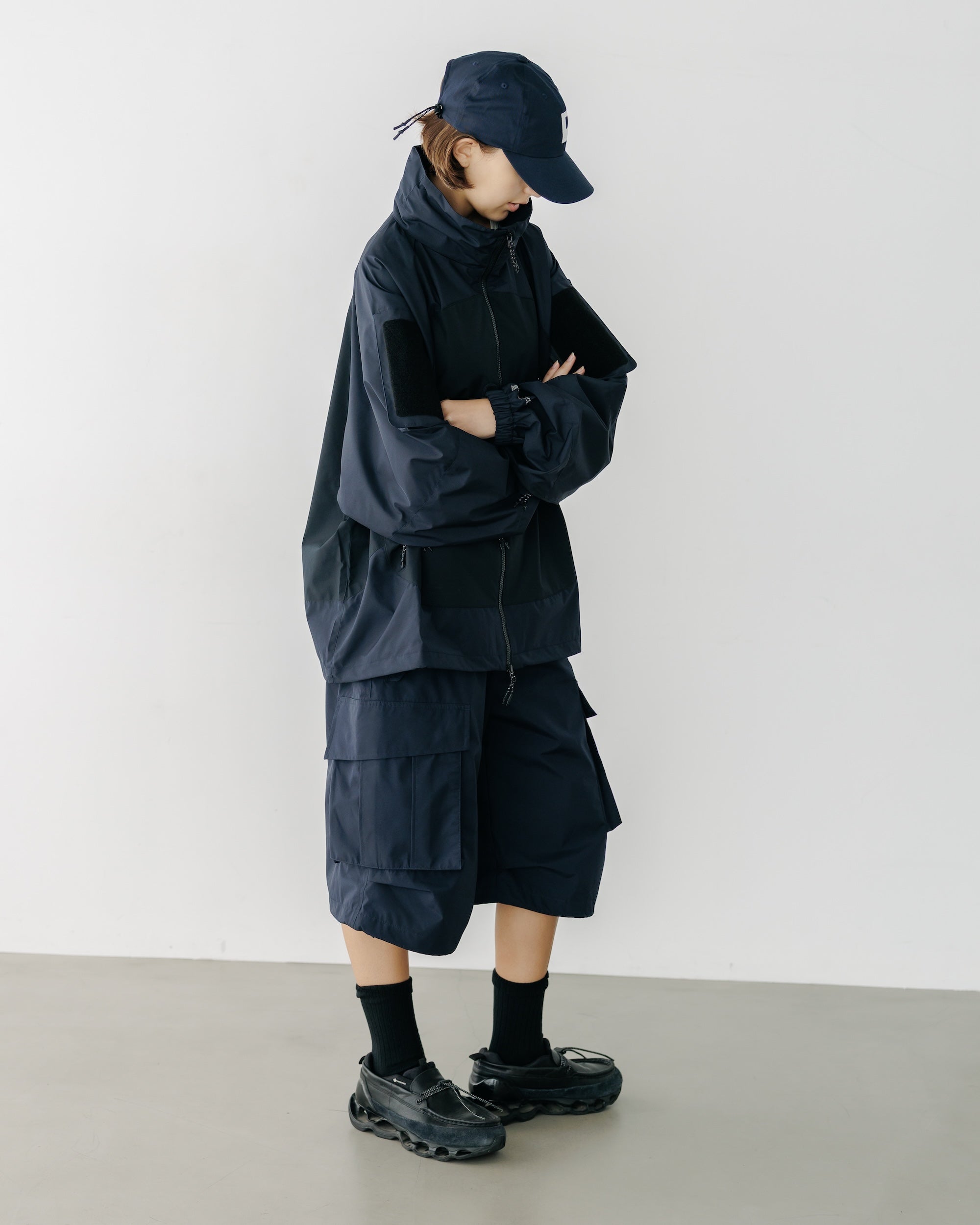 【9.17 WED 20:00- IN STOCK】+phenix WINDSTOPPER® by GORE-TEX LABS CITY MILITARY JACKET (NAVY×BLACK)