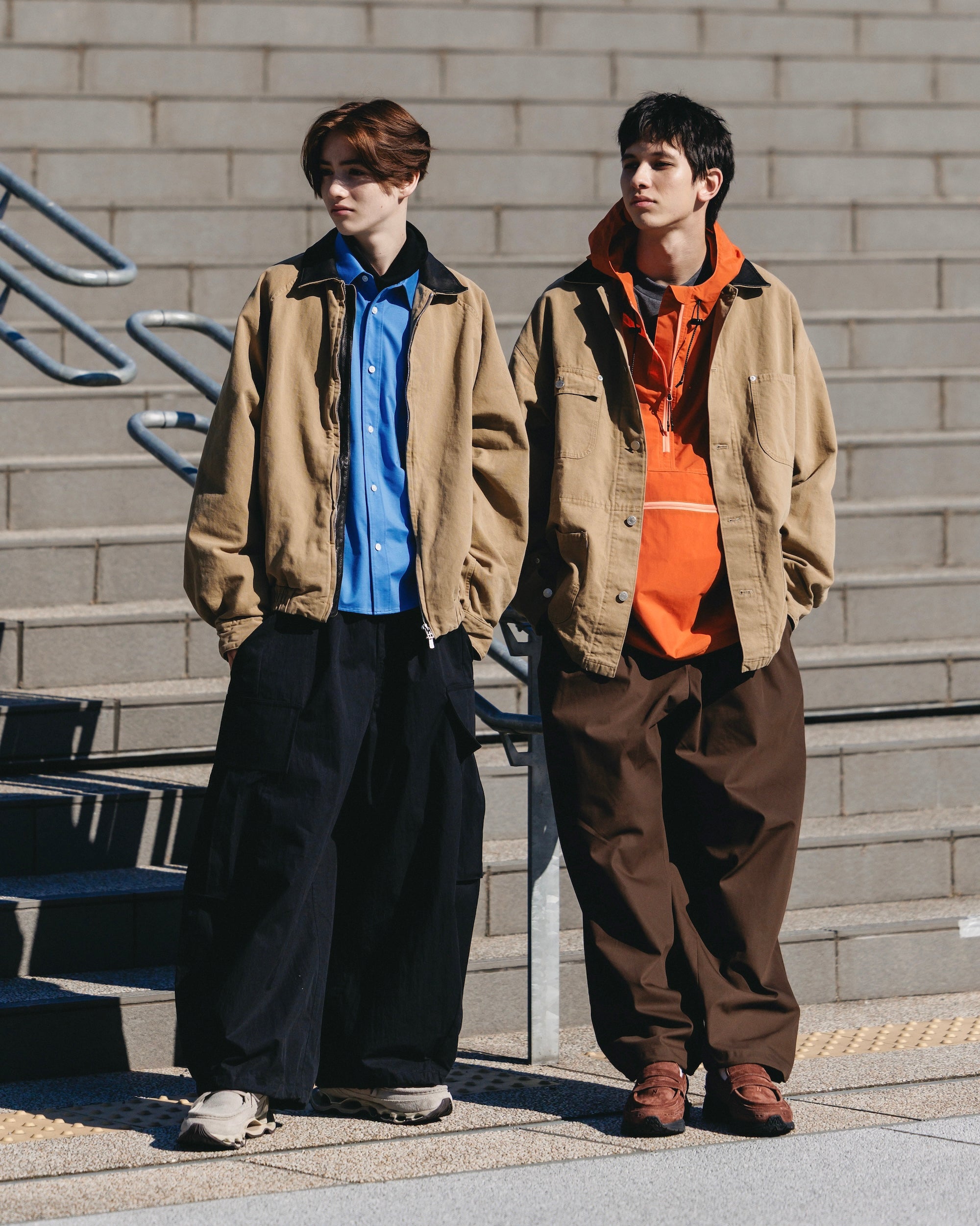 VINTAGE DYED CITY UTILITY COAT (BEIGE)