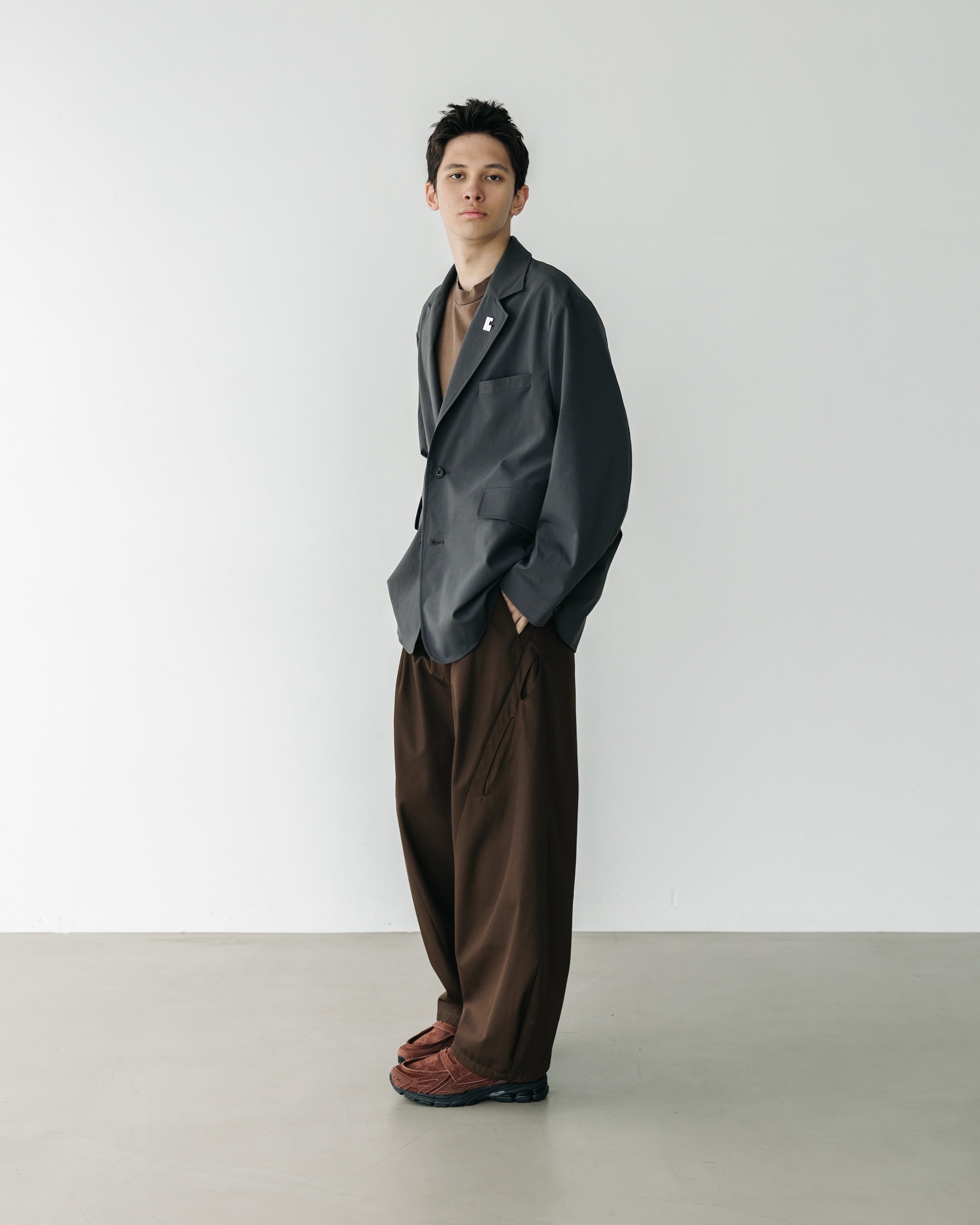 CITY UNIFORM TAILORED JACKET (CHARCOAL)