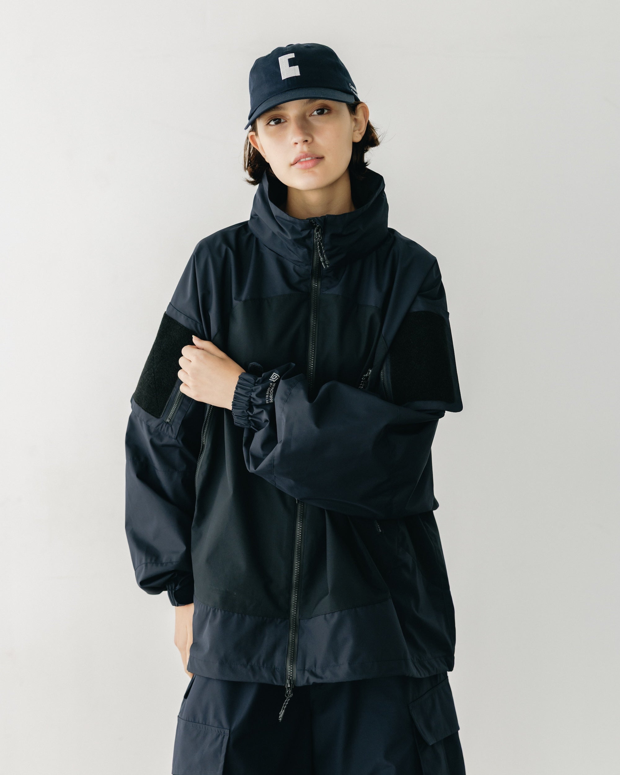 【9.17 WED 20:00- IN STOCK】+phenix WINDSTOPPER® by GORE-TEX LABS CITY MILITARY JACKET (NAVY×BLACK)