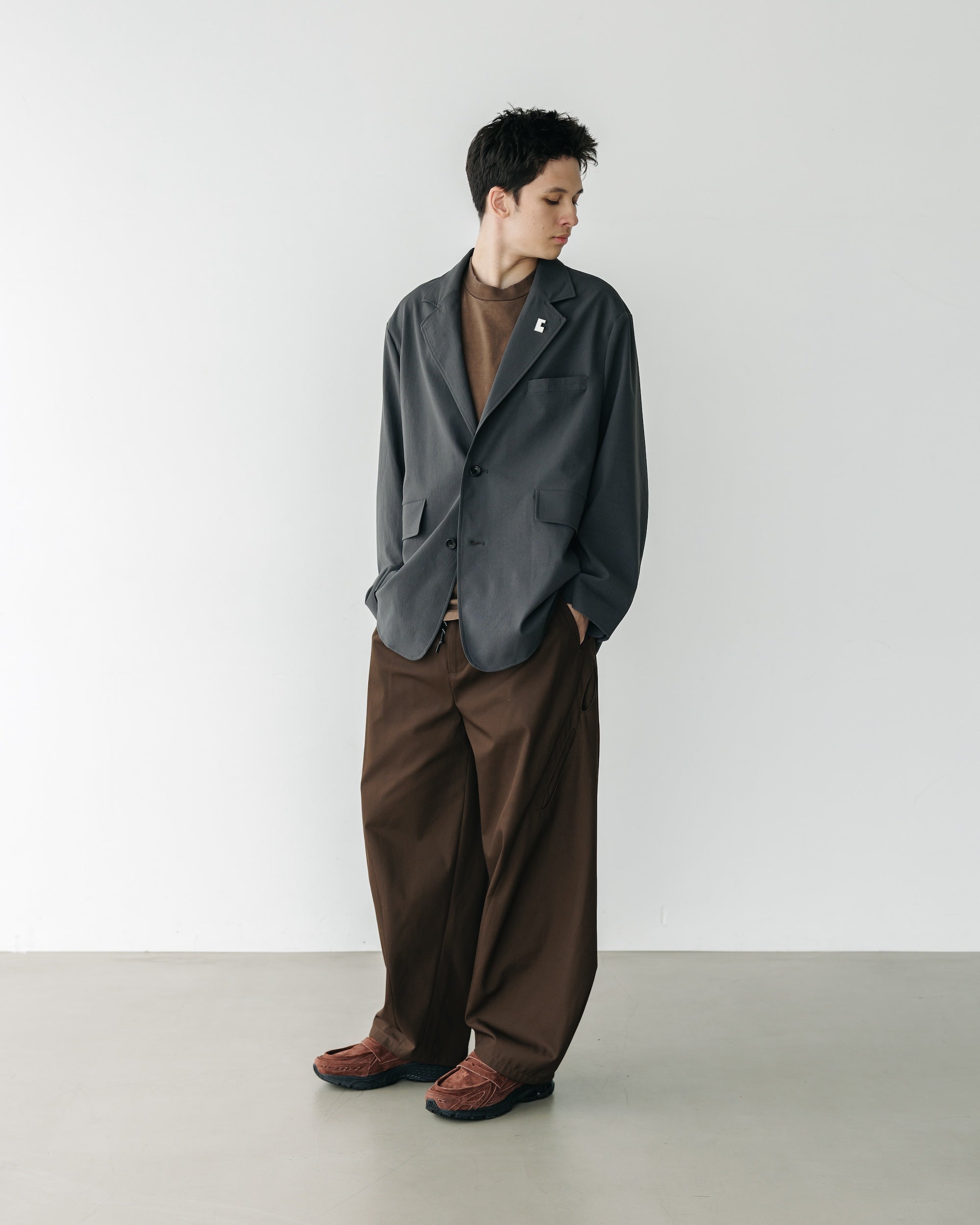 CITY UNIFORM TAILORED JACKET (CHARCOAL)