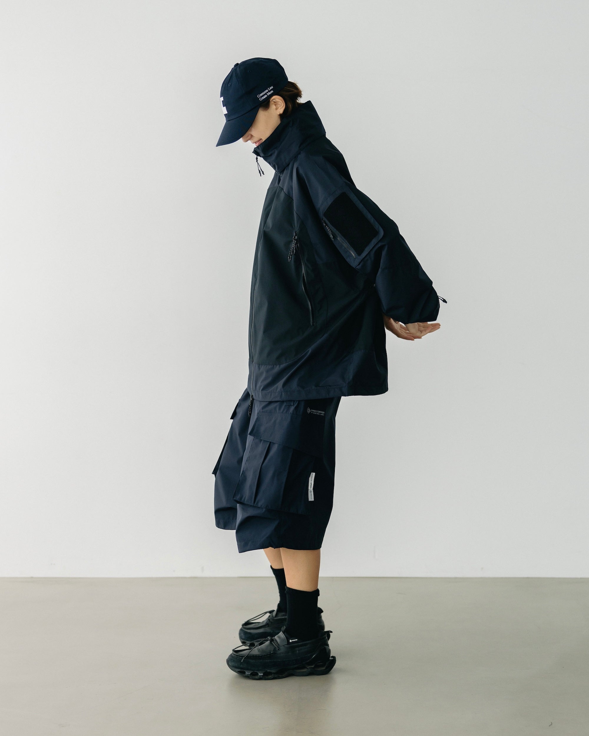【9.17 WED 20:00- IN STOCK】+phenix WINDSTOPPER® by GORE-TEX LABS CITY MILITARY JACKET (NAVY×BLACK)