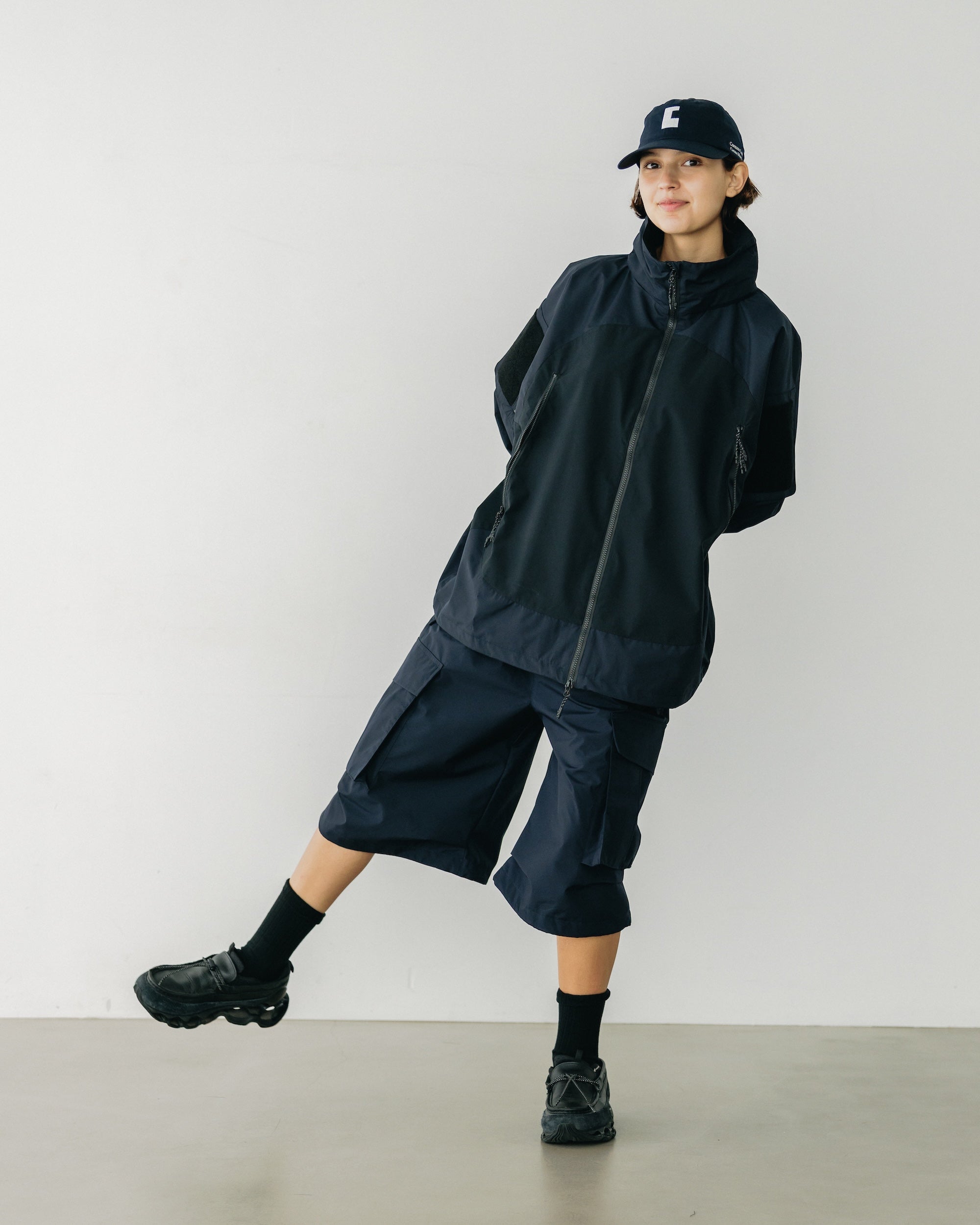 【9.17 WED 20:00- IN STOCK】+phenix WINDSTOPPER® by GORE-TEX LABS CITY MILITARY JACKET (NAVY×BLACK)