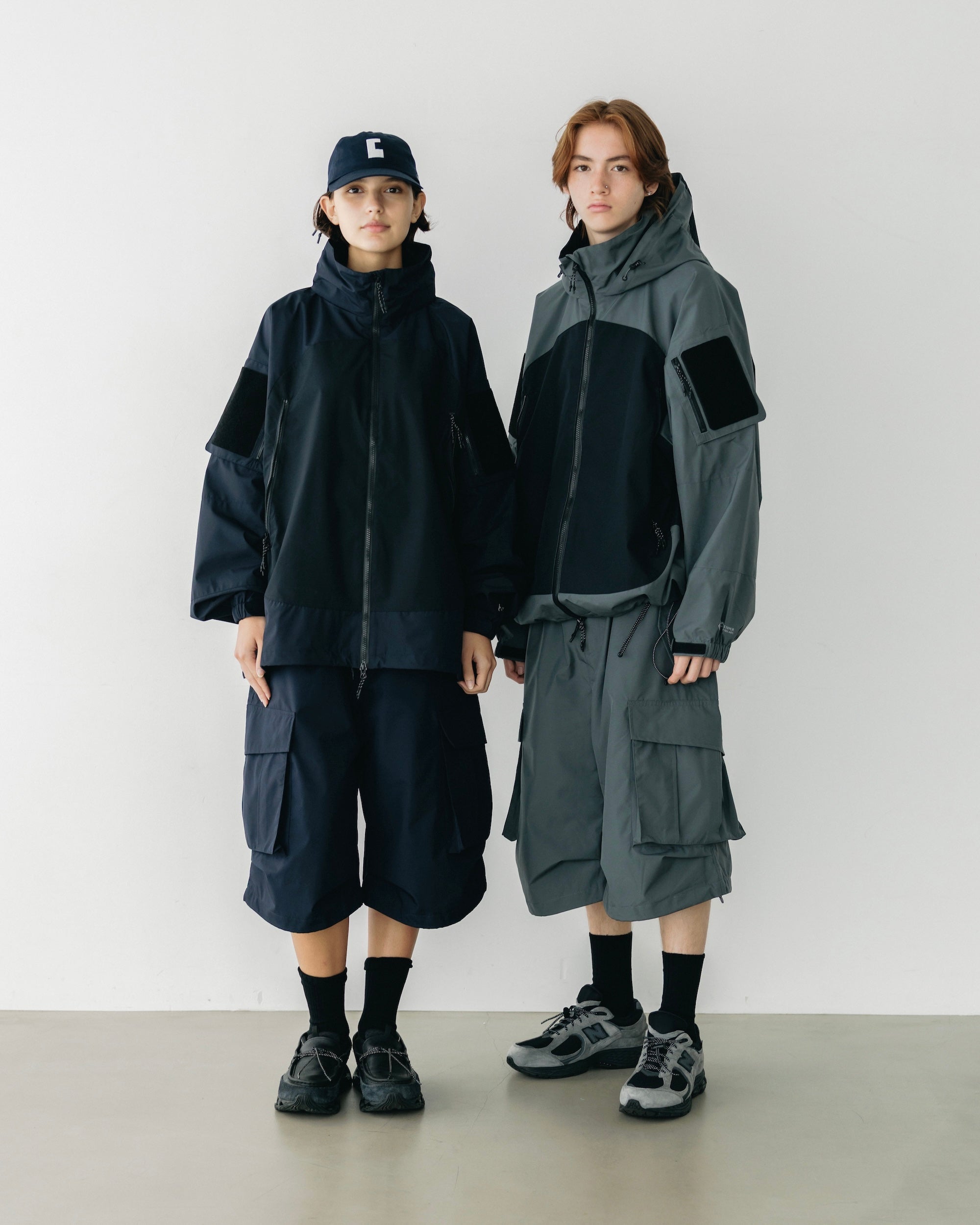 【9.17 WED 20:00- IN STOCK】+phenix WINDSTOPPER® by GORE-TEX LABS CITY MILITARY JACKET (NAVY×BLACK)