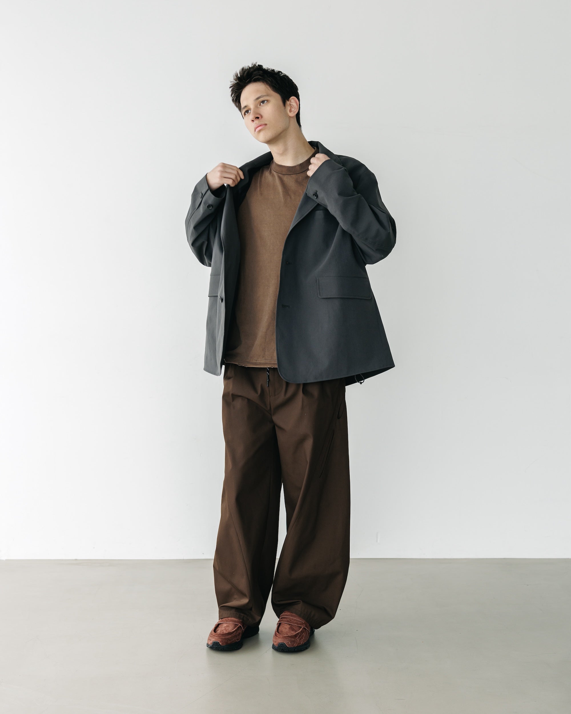 CITY UNIFORM TAILORED JACKET (CHARCOAL)