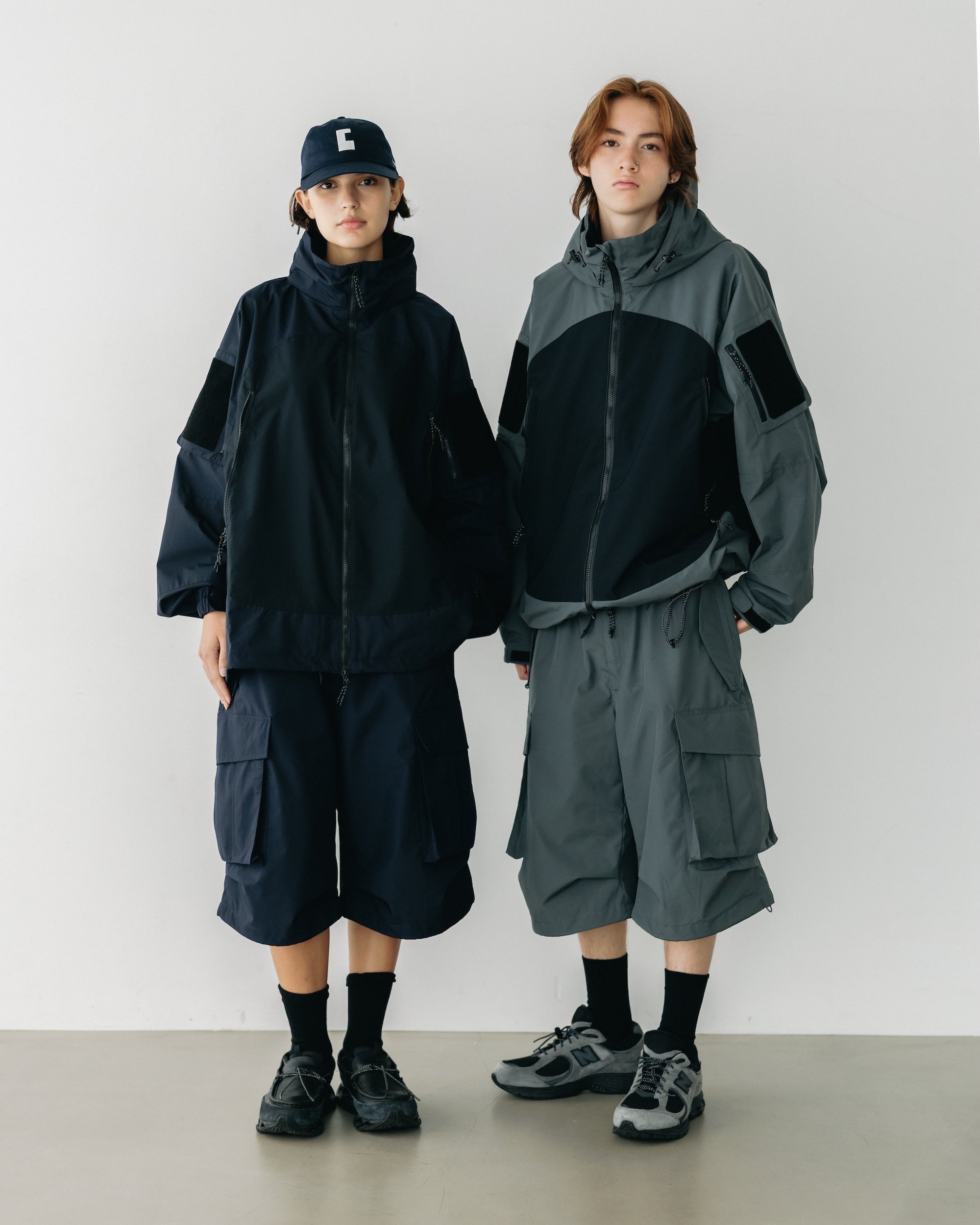 【9.17 WED 20:00- IN STOCK】+phenix WINDSTOPPER® by GORE-TEX LABS CITY MILITARY JACKET (NAVY×BLACK)