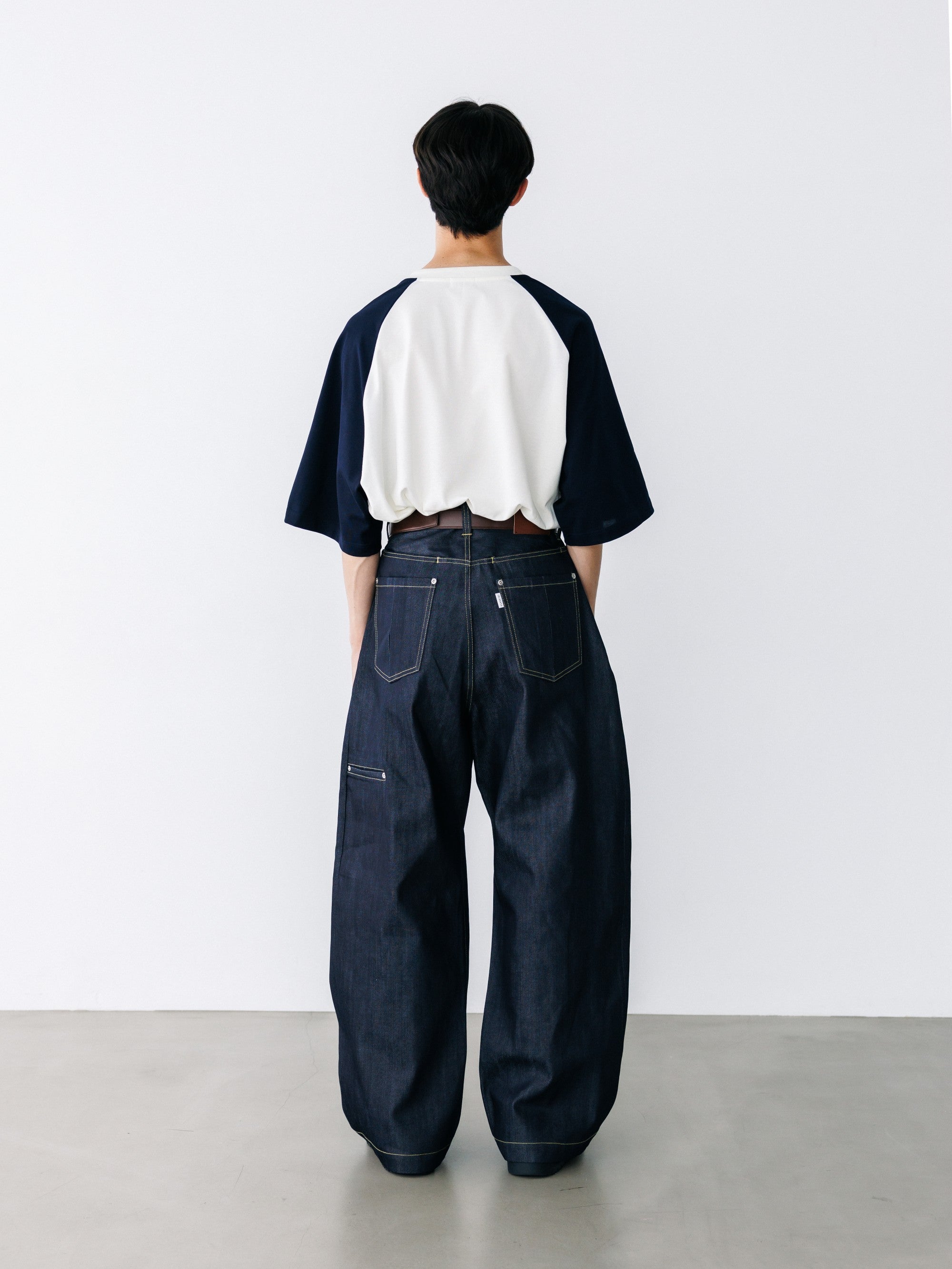 【8.19 WED 20:00- IN STOCK】RAW DENIM CITY WIDE STRAIGHT PANTS (RIGID INDIGO)